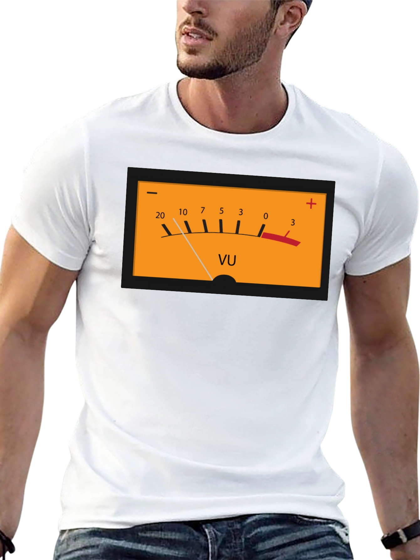 VU Meter Graphic Tee - Black