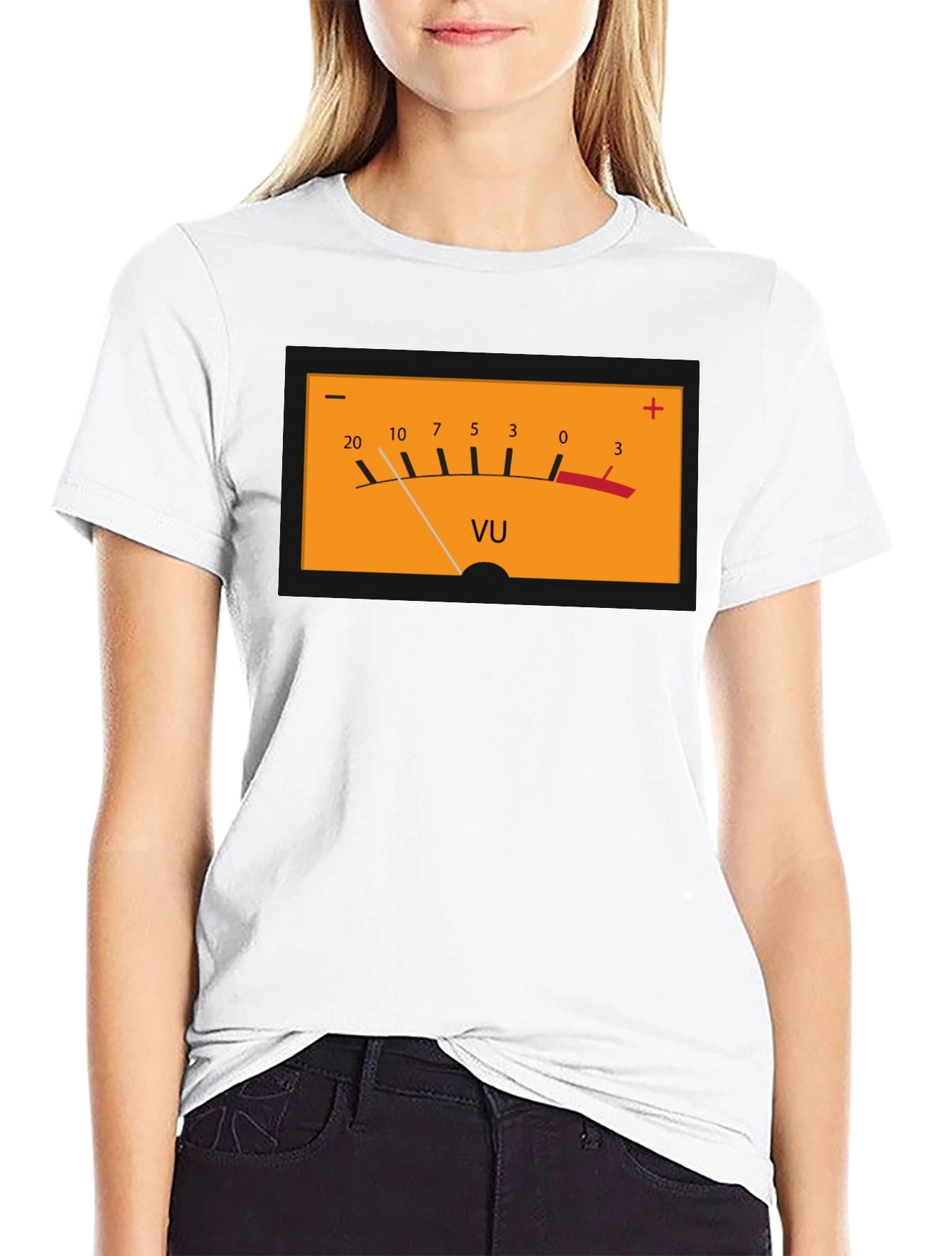 VU Meter Graphic Tee - Black