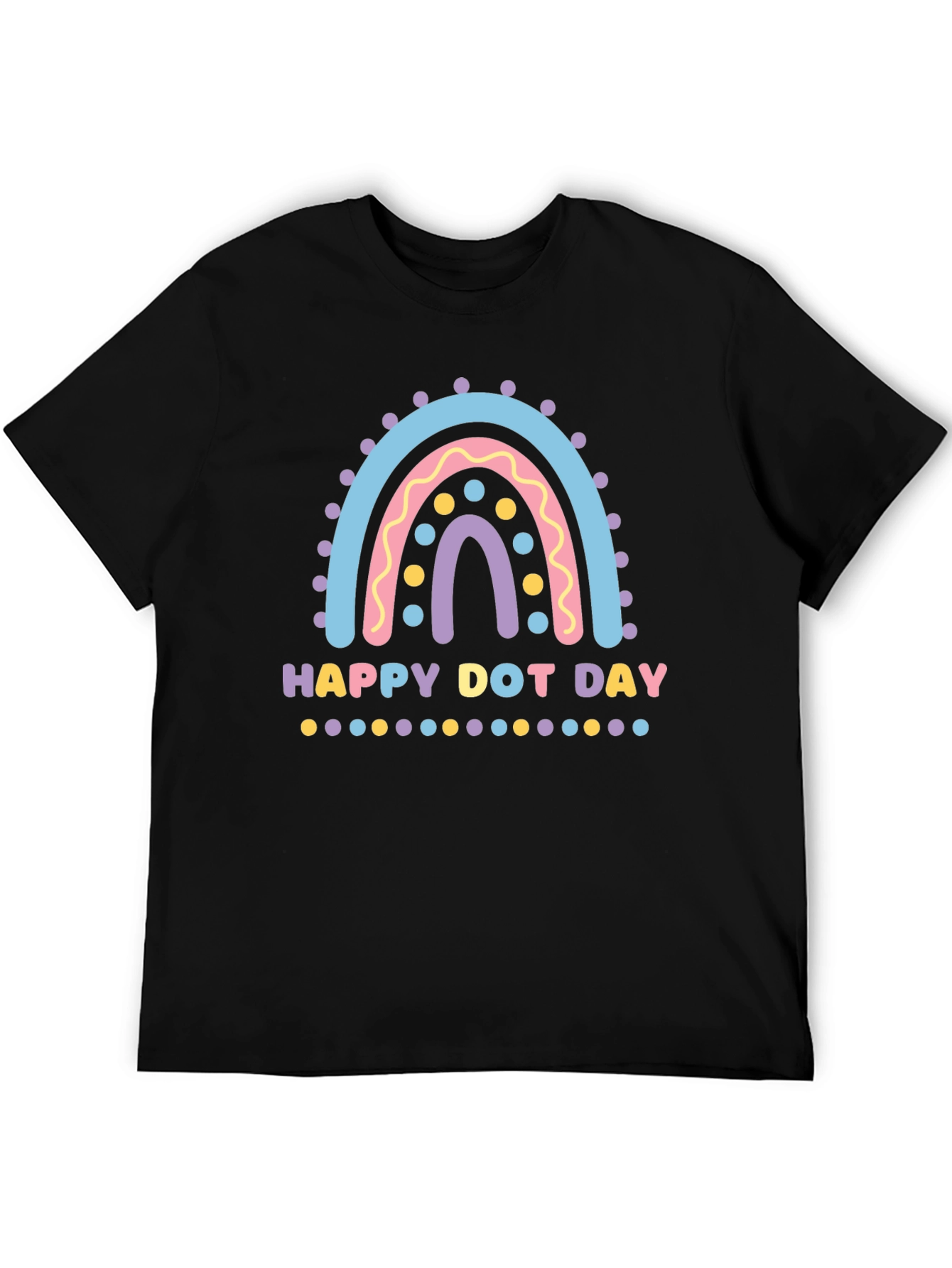 Happy Dot Day Rainbow Graphic Tee - Unisex