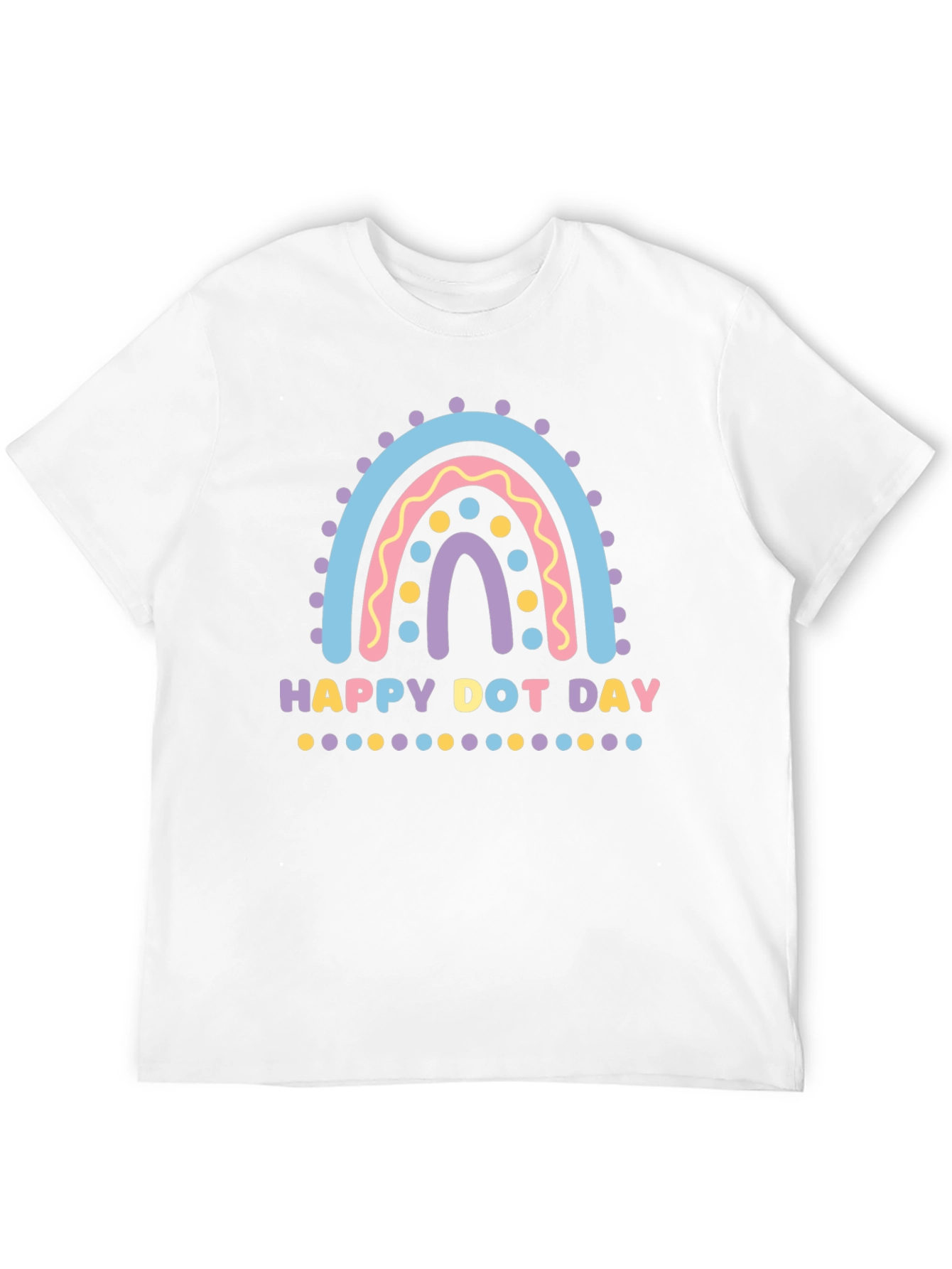 Happy Dot Day Rainbow Graphic Tee - Unisex