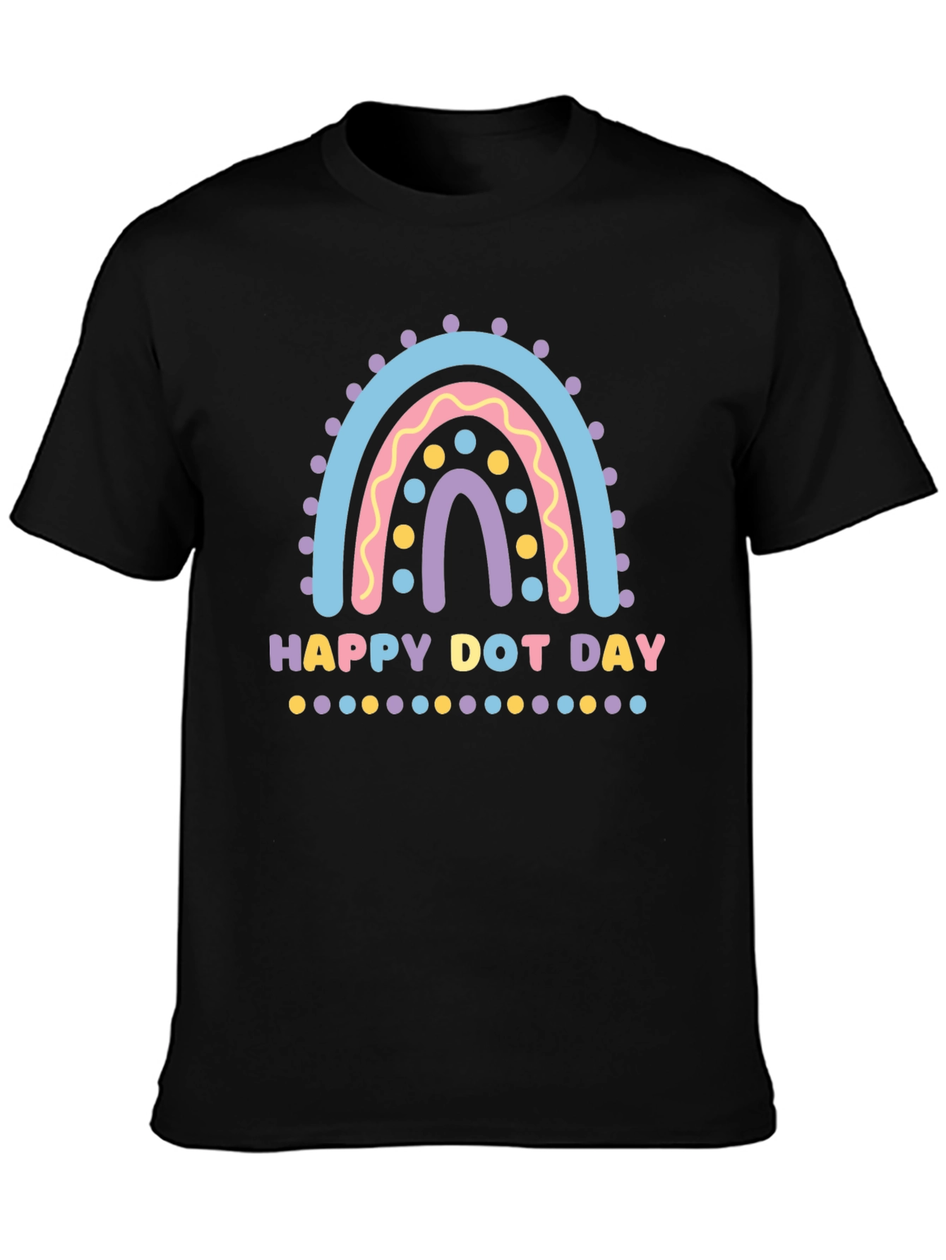 Happy Dot Day Rainbow Graphic Tee - Unisex