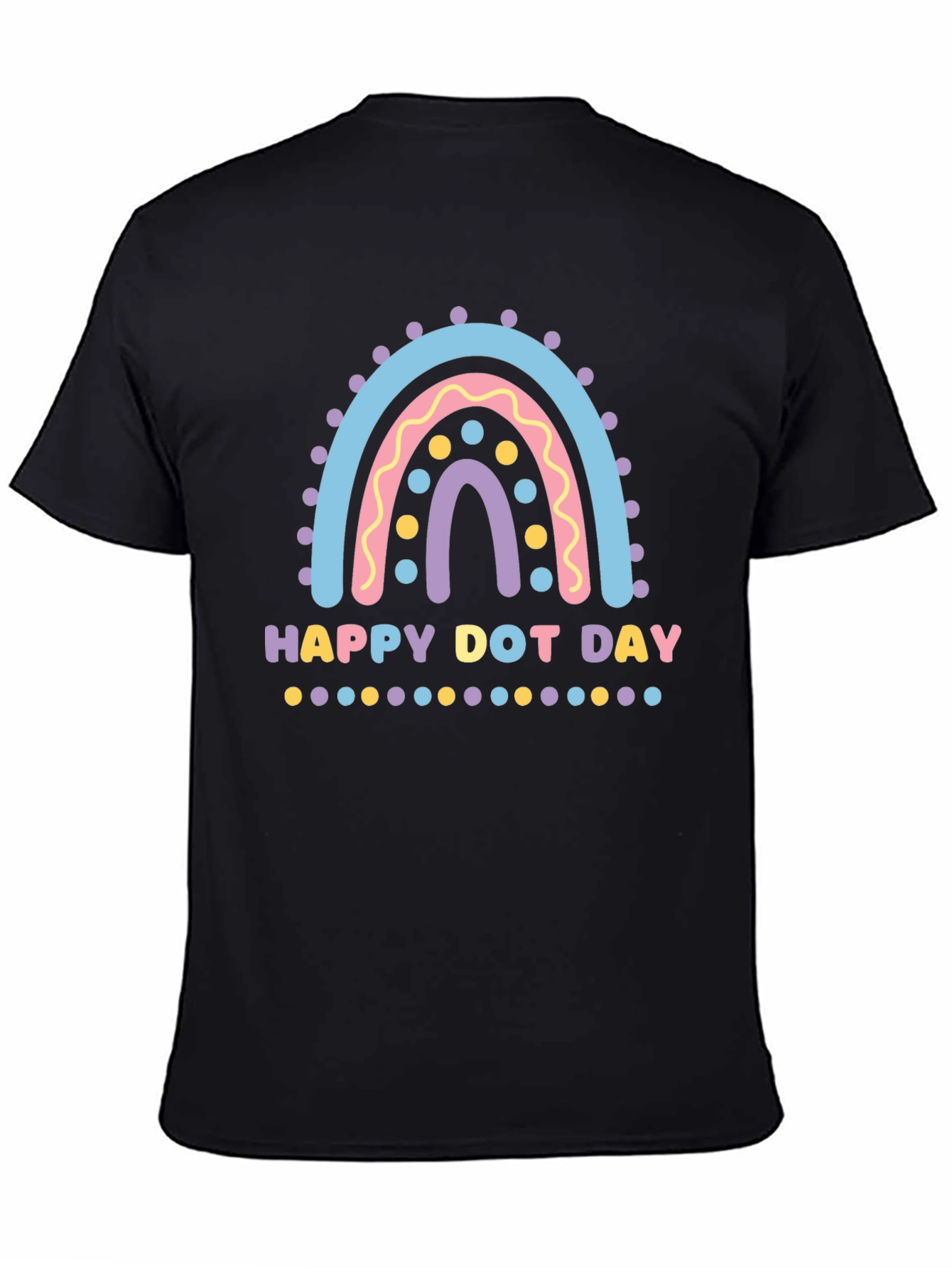 Happy Dot Day Rainbow Graphic Tee - Unisex