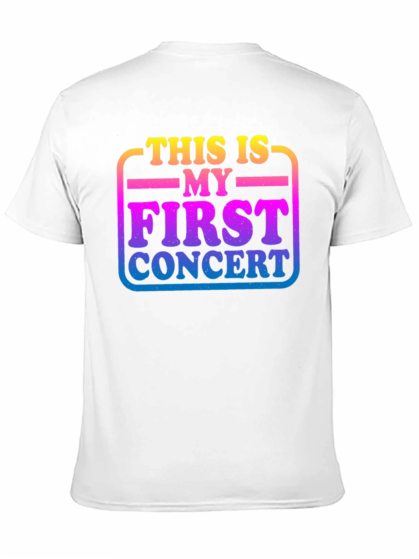 First Concert Graphic Tee - Unisex Black T-Shirt