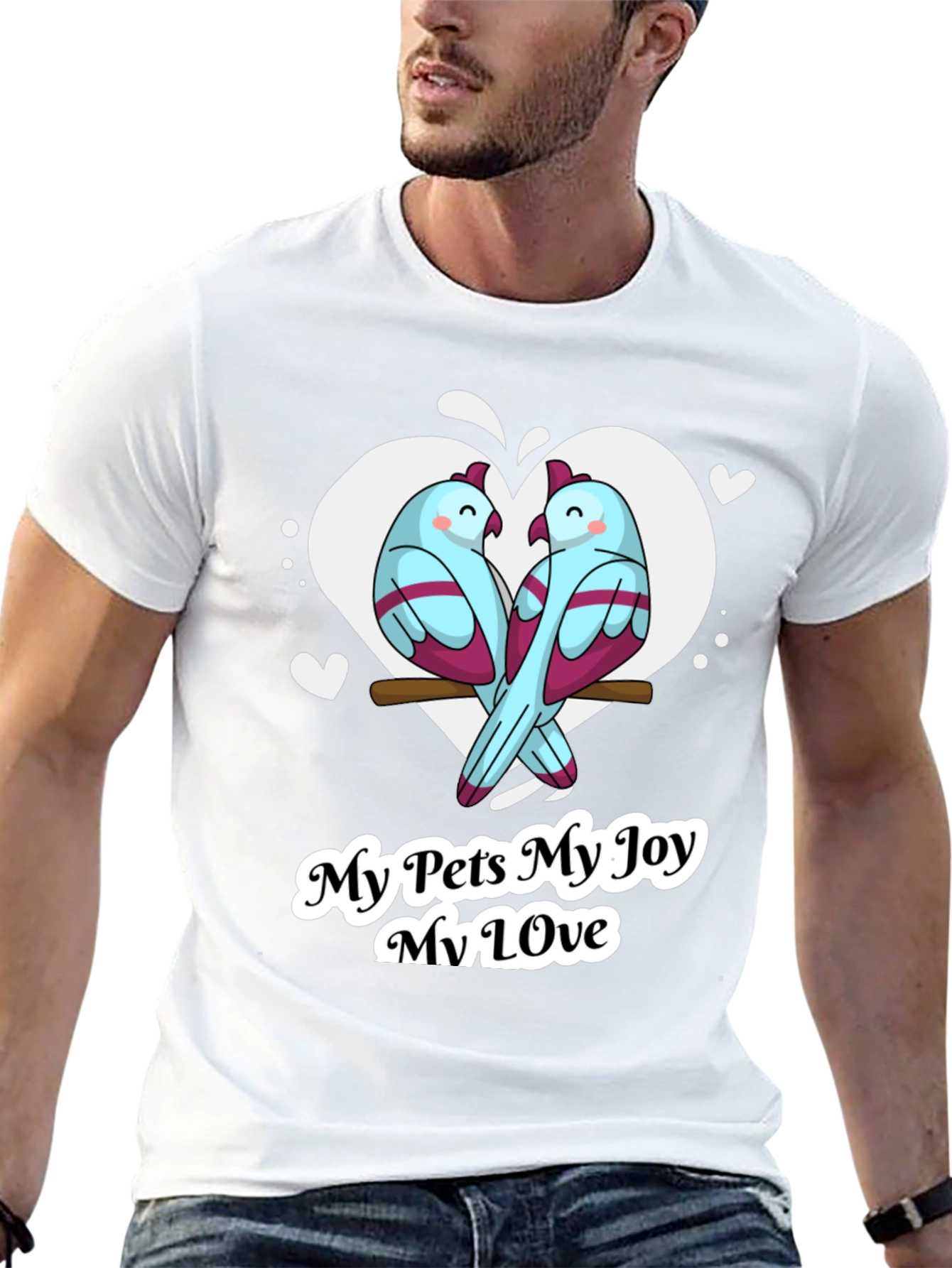 My Pets My Joy T-Shirt Bird Lover