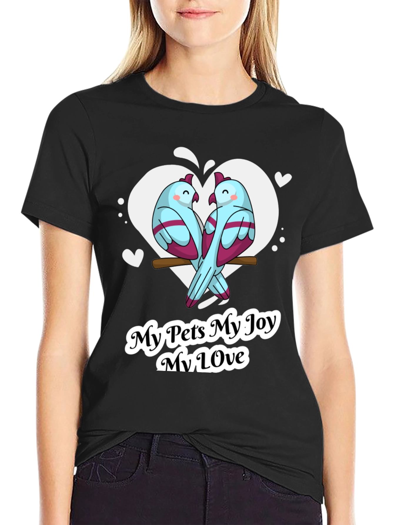 My Pets My Joy T-Shirt Bird Lover