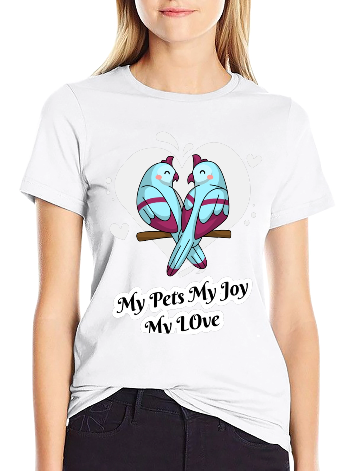 My Pets My Joy T-Shirt Bird Lover