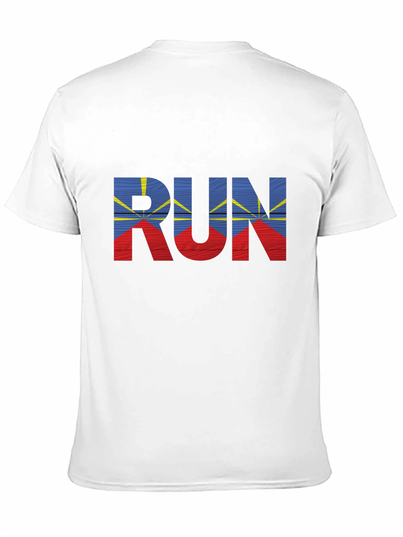 Run Flag Graphic Tee - Athletic Style