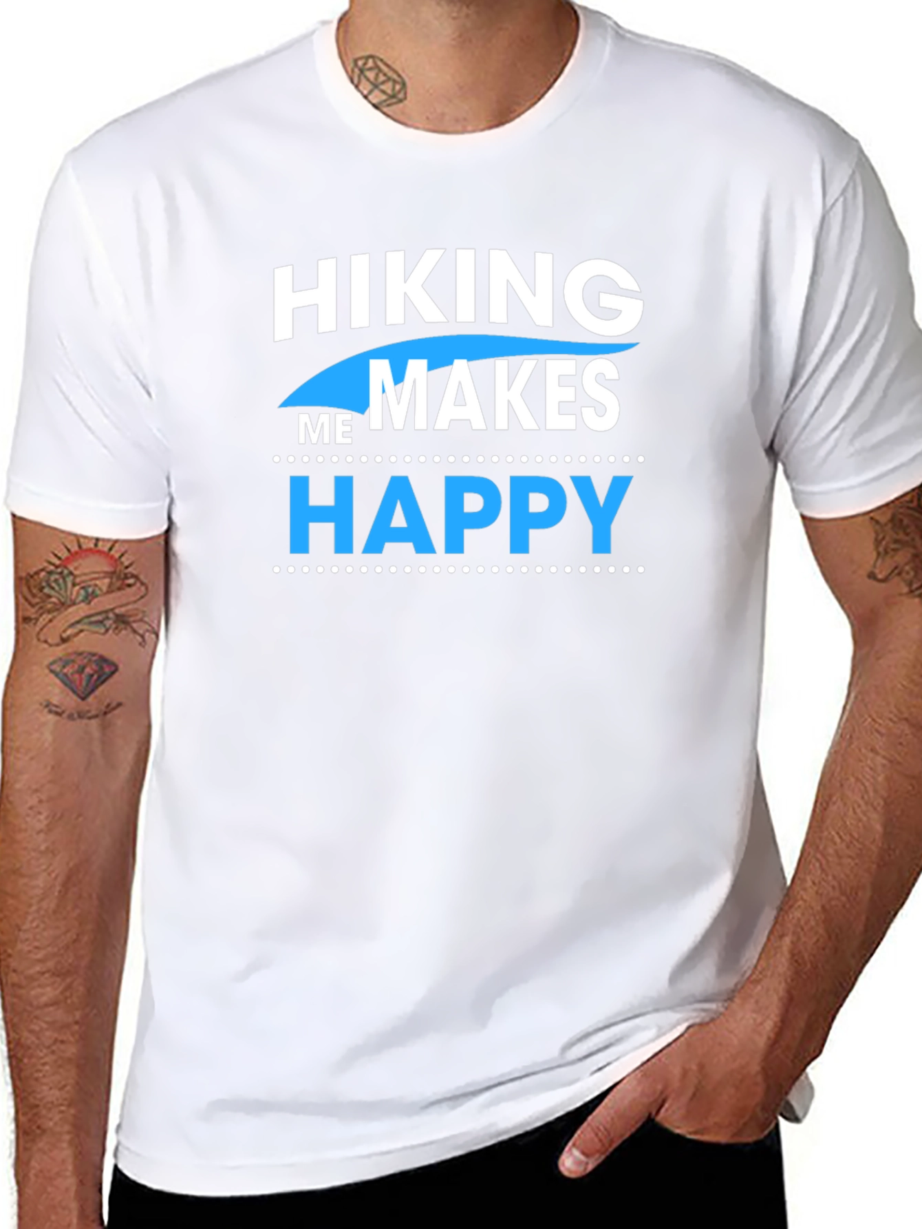 Hiking Makes Me Happy T-Shirt