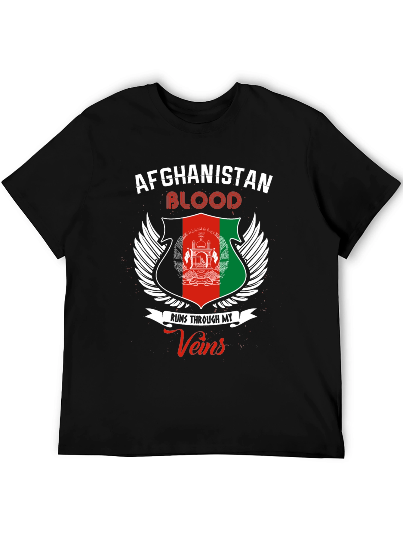 Afghanistan Blood Runs Through My Veins T-Shirt