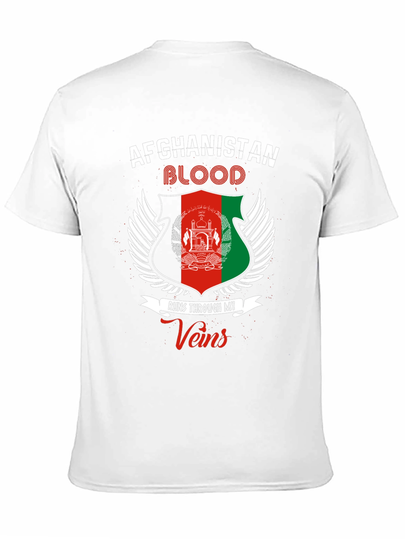 Afghanistan Blood Runs Through My Veins T-Shirt