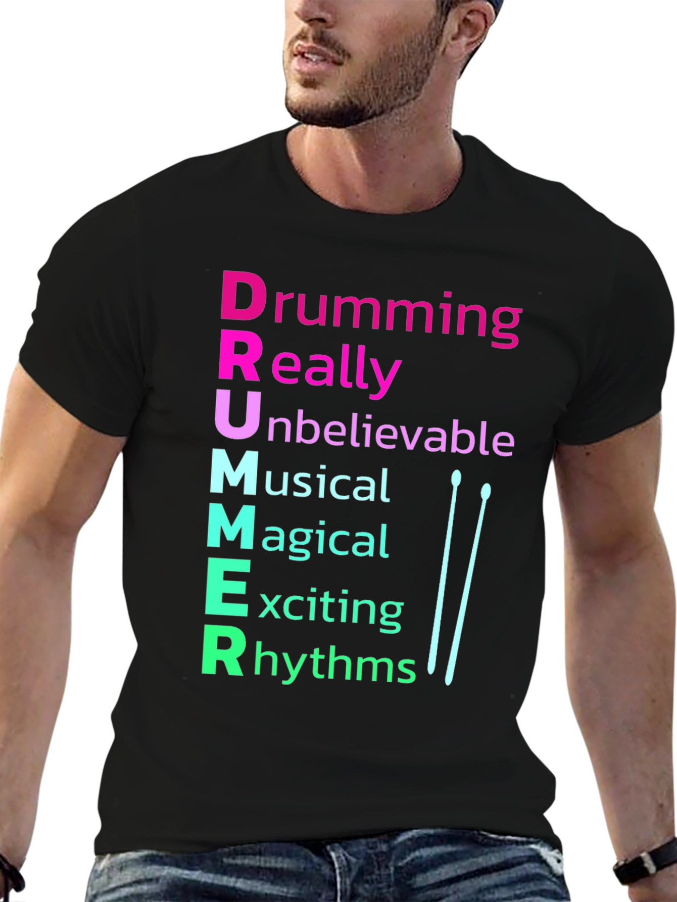 Drummer Definition Graphic T-Shirt