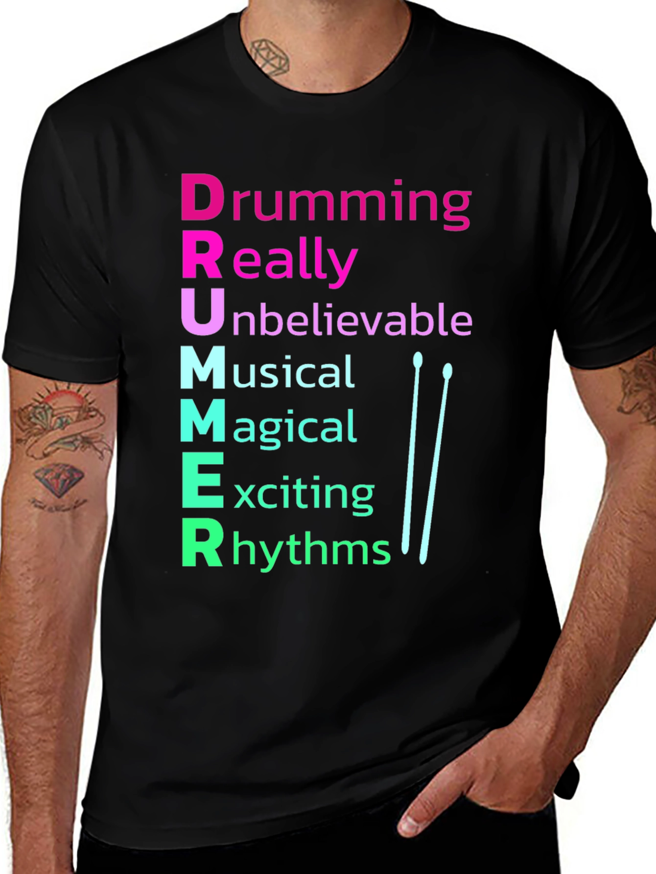 Drummer Definition Graphic T-Shirt