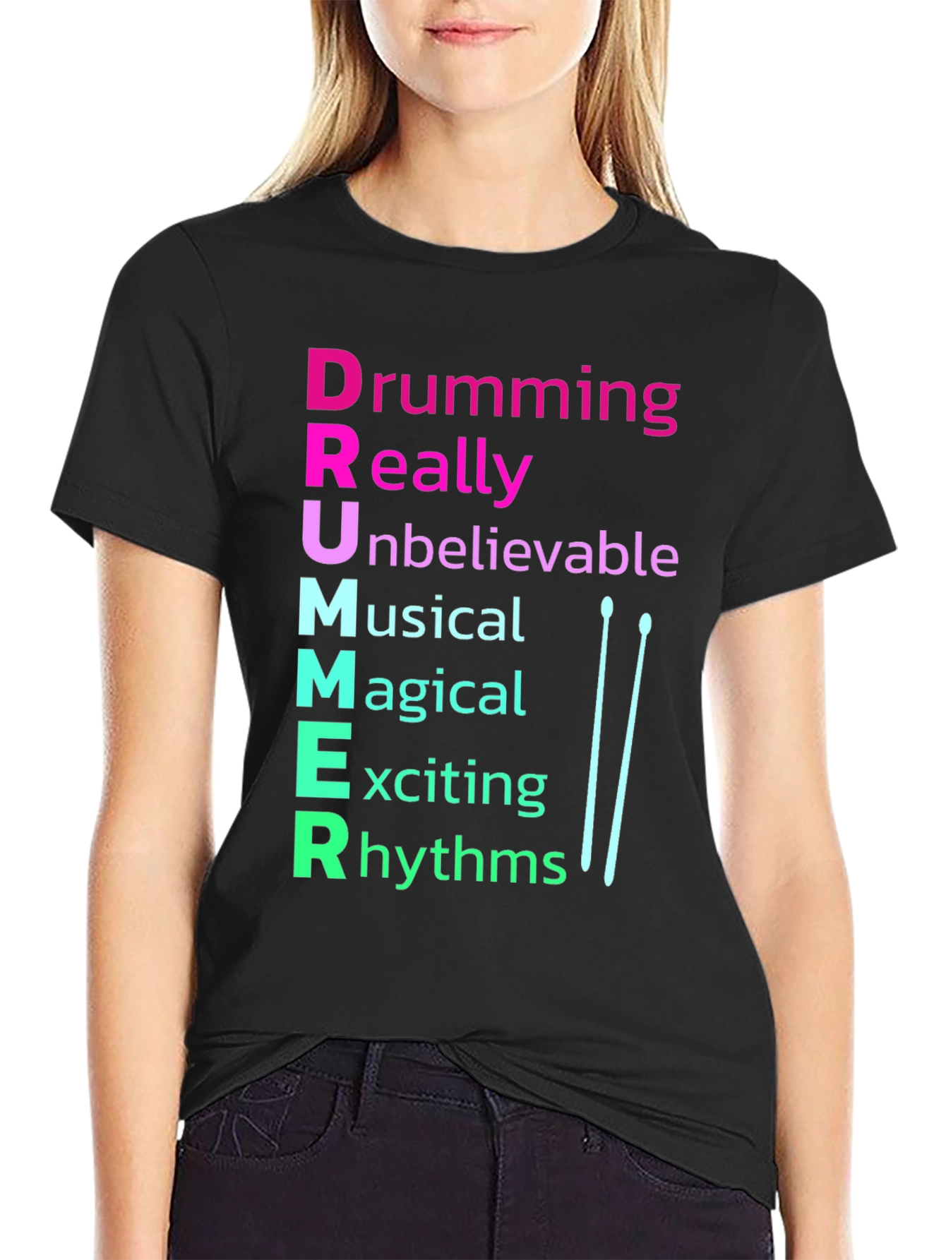 Drummer Definition Graphic T-Shirt