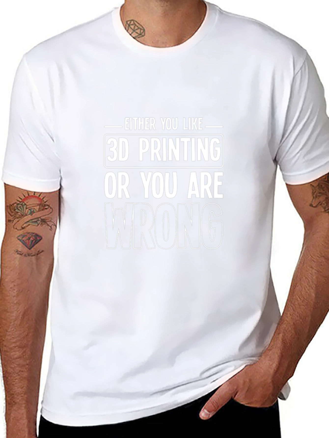 3D Printing Funny Slogan Graphic T-Shirt