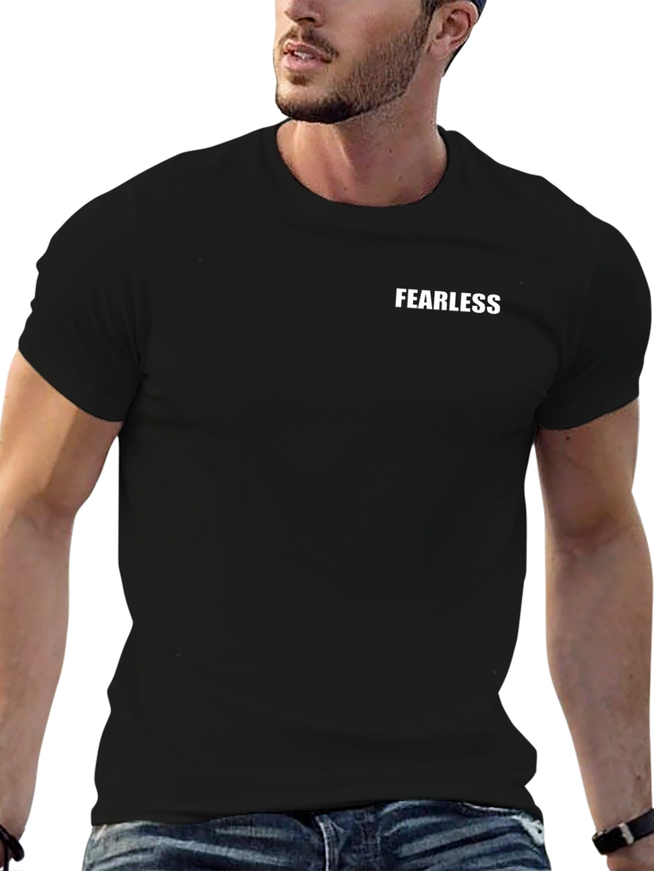Fearless Black T-Shirt - Classic Comfort