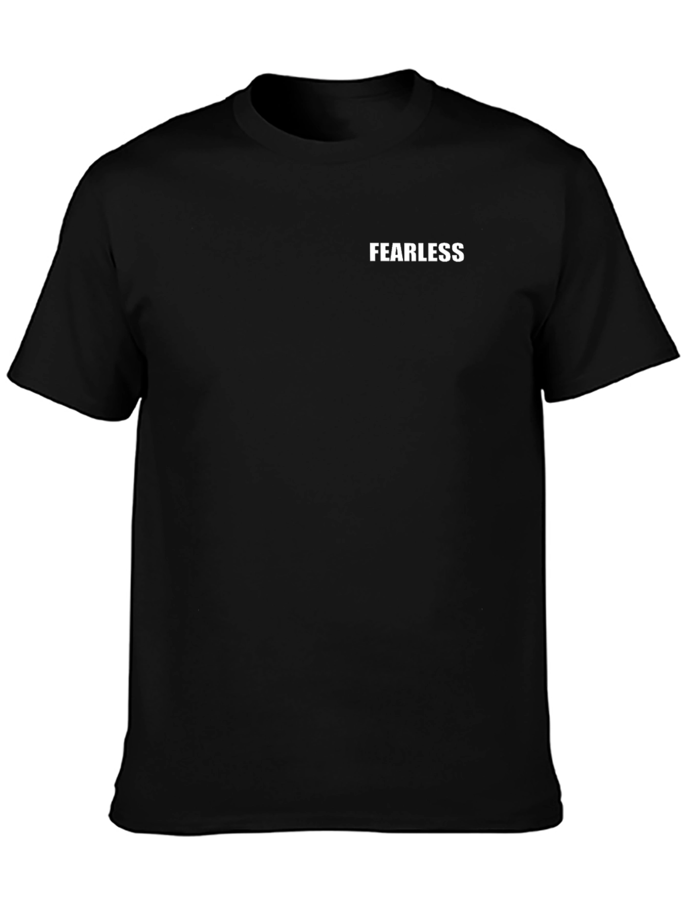 Fearless Black T-Shirt - Classic Comfort