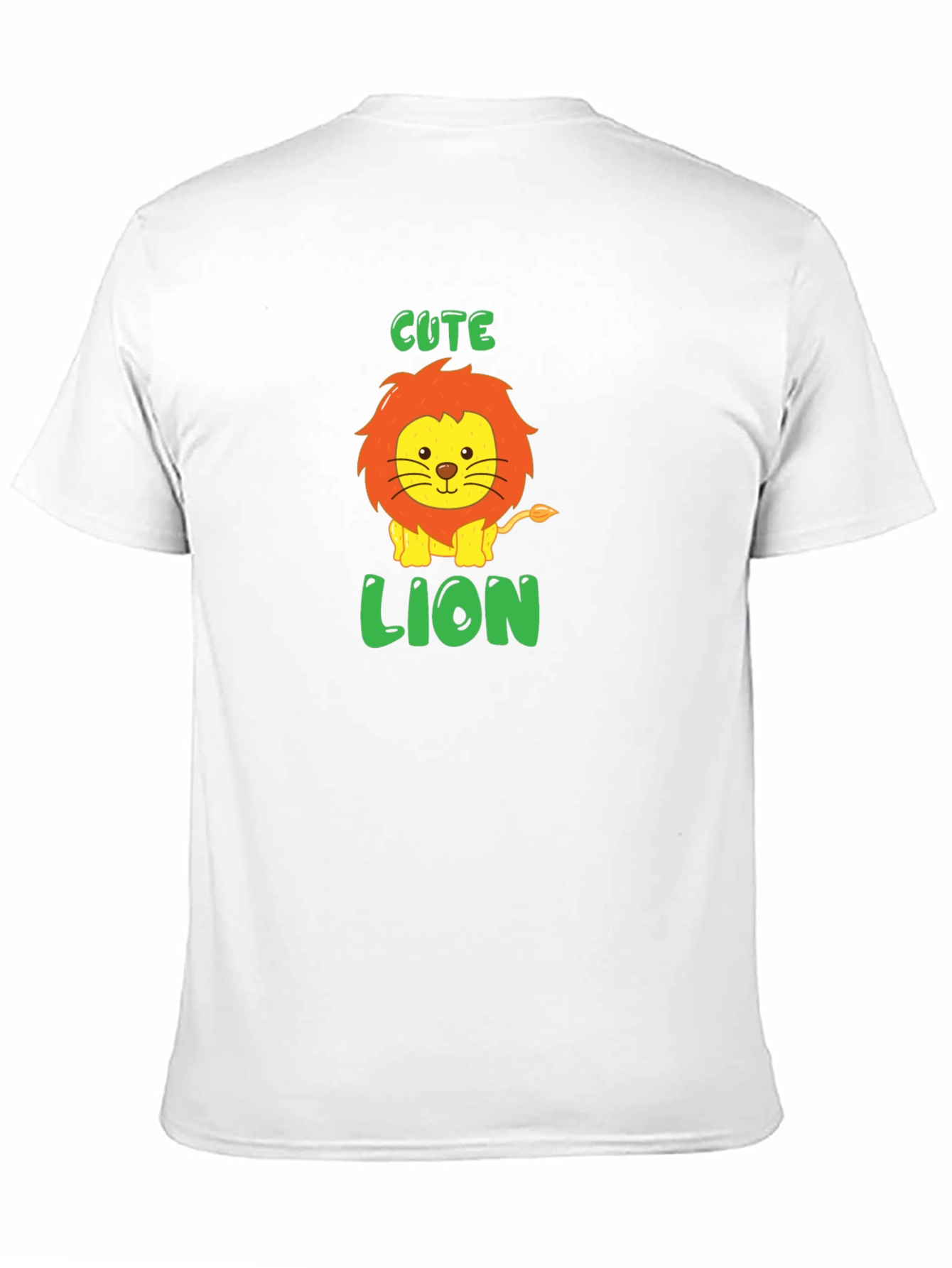 Cute Lion Graphic Tee - Soft Cotton Blend