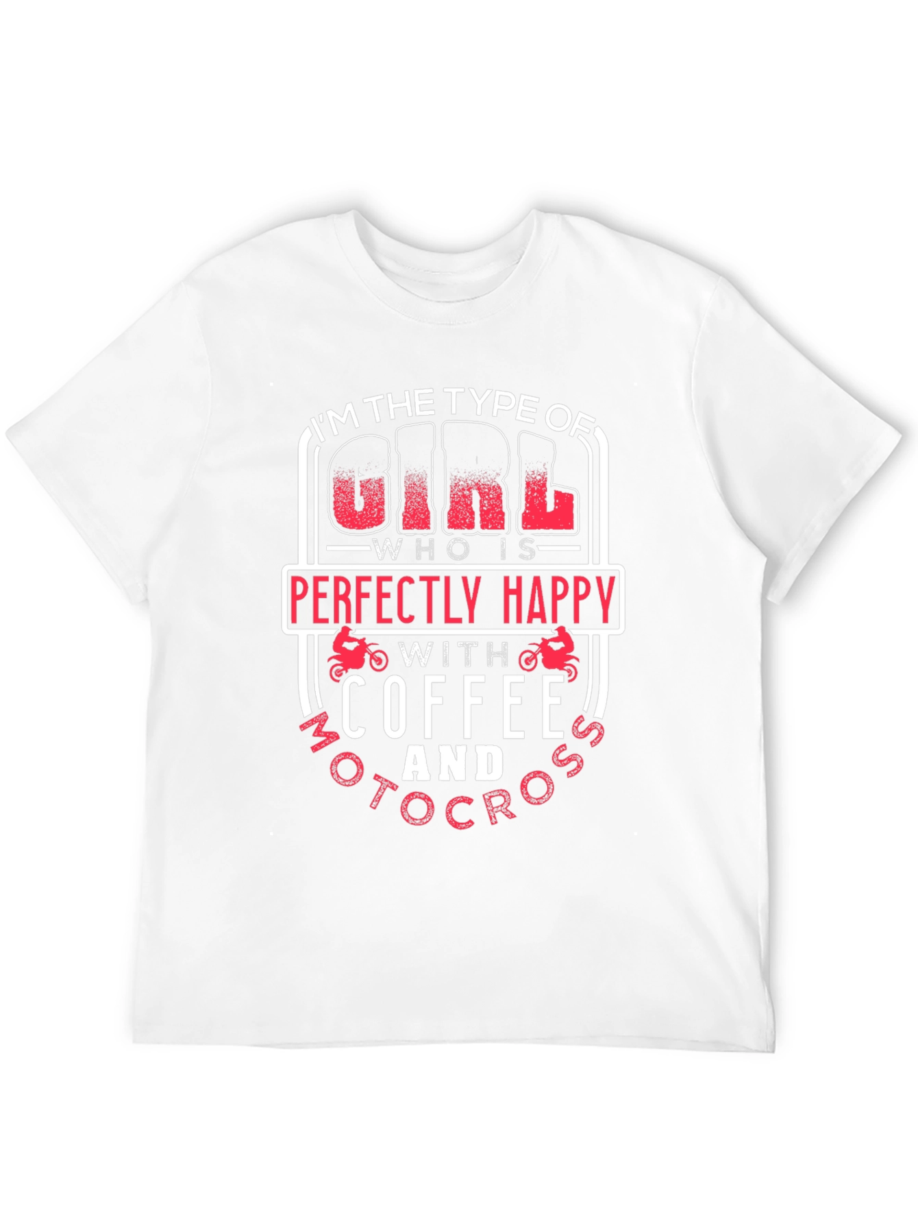 Coffee and Motocross Girls T-Shirt