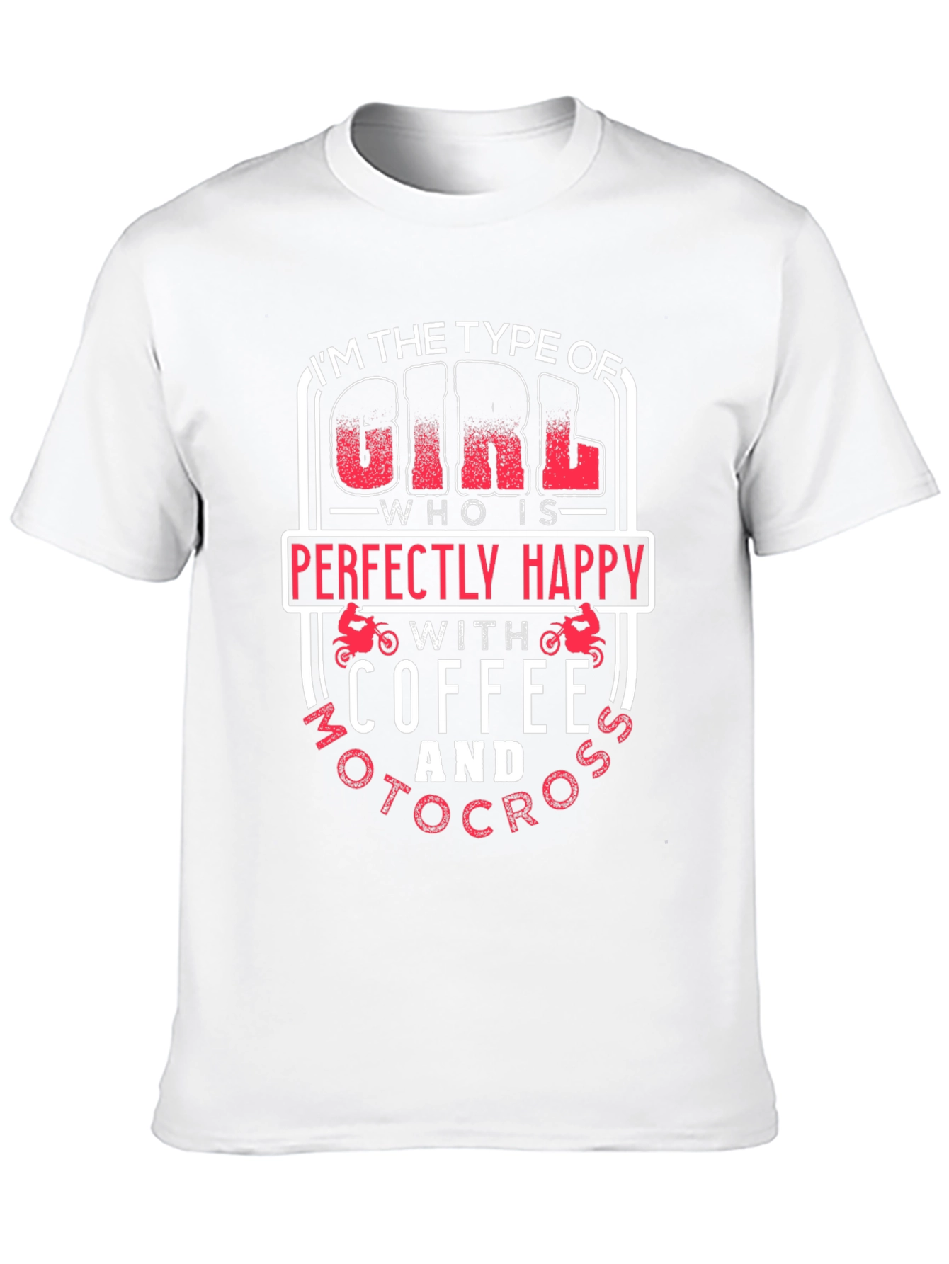 Coffee and Motocross Girls T-Shirt