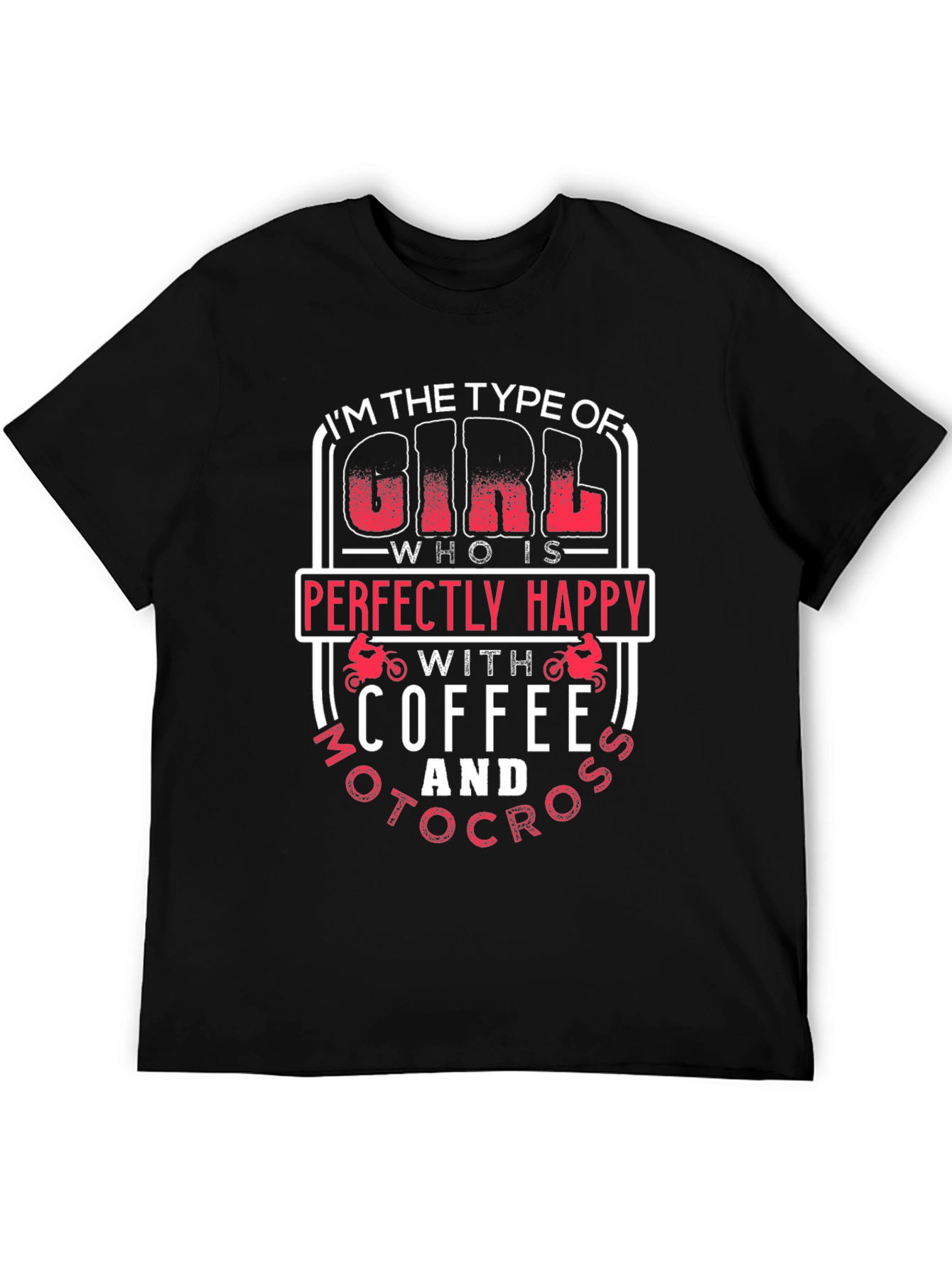 Coffee and Motocross Girls T-Shirt