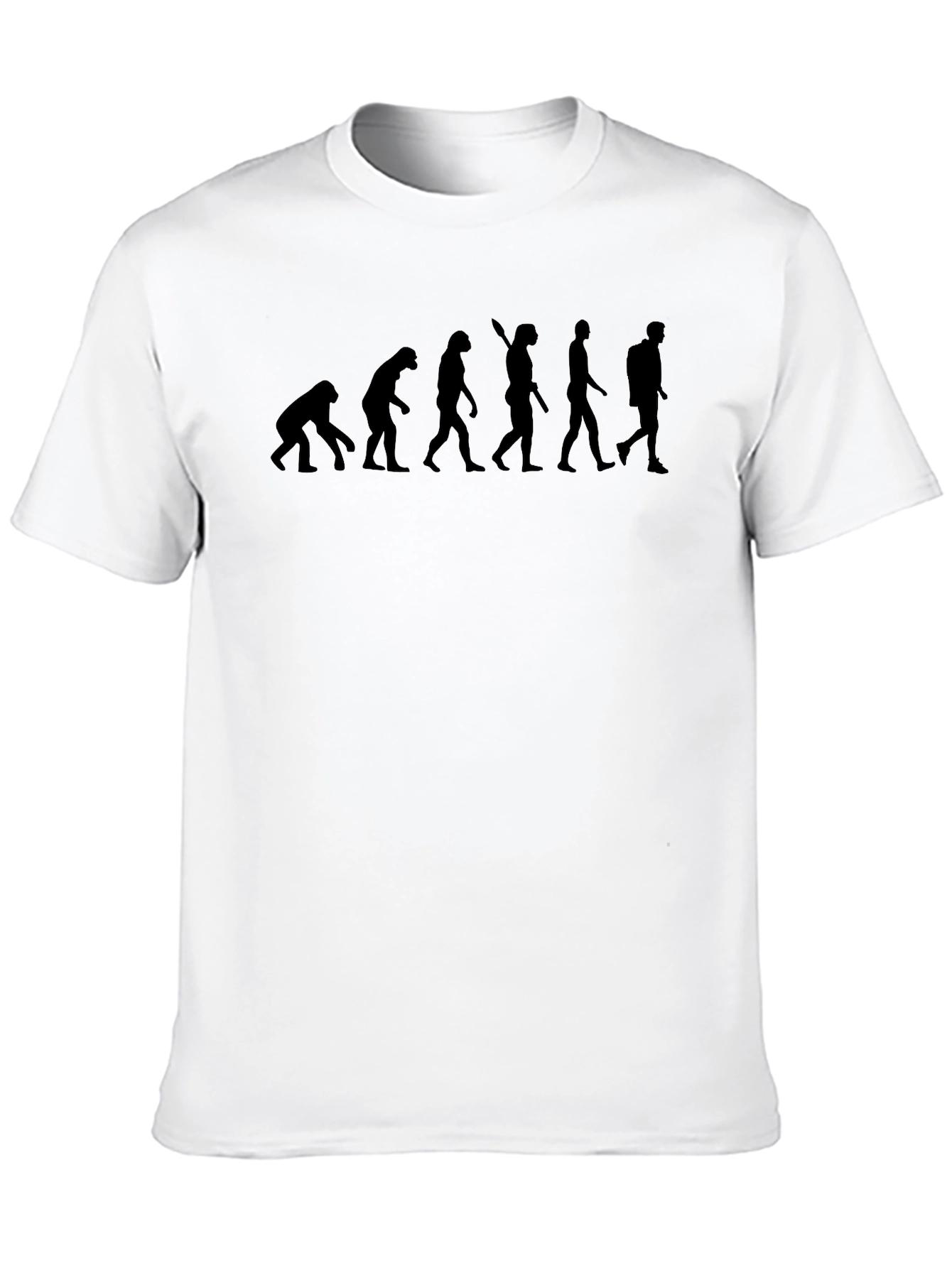 Evolution Graphic Tee - Black Casual T-Shirt