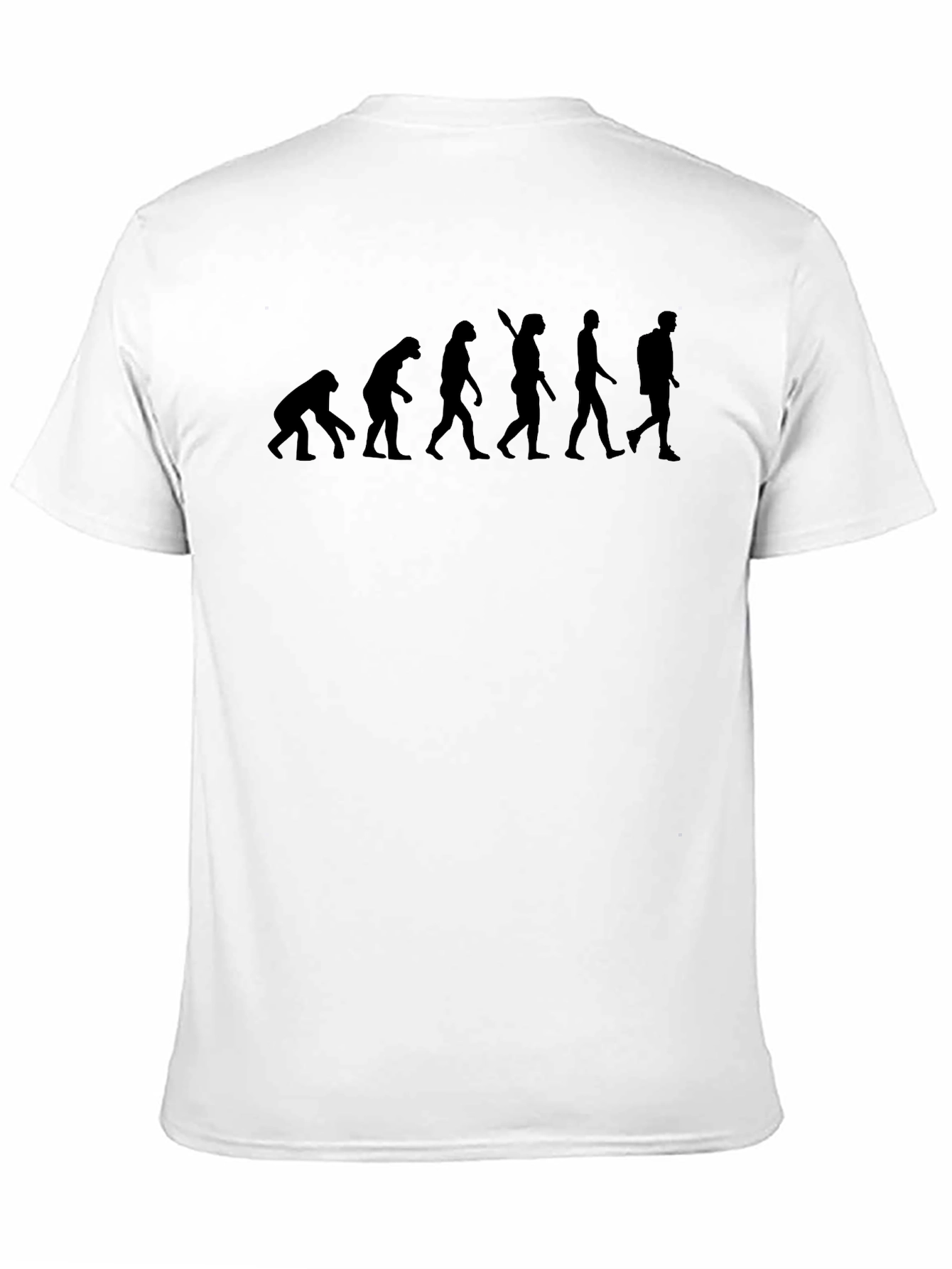 Evolution Graphic Tee - Black Casual T-Shirt