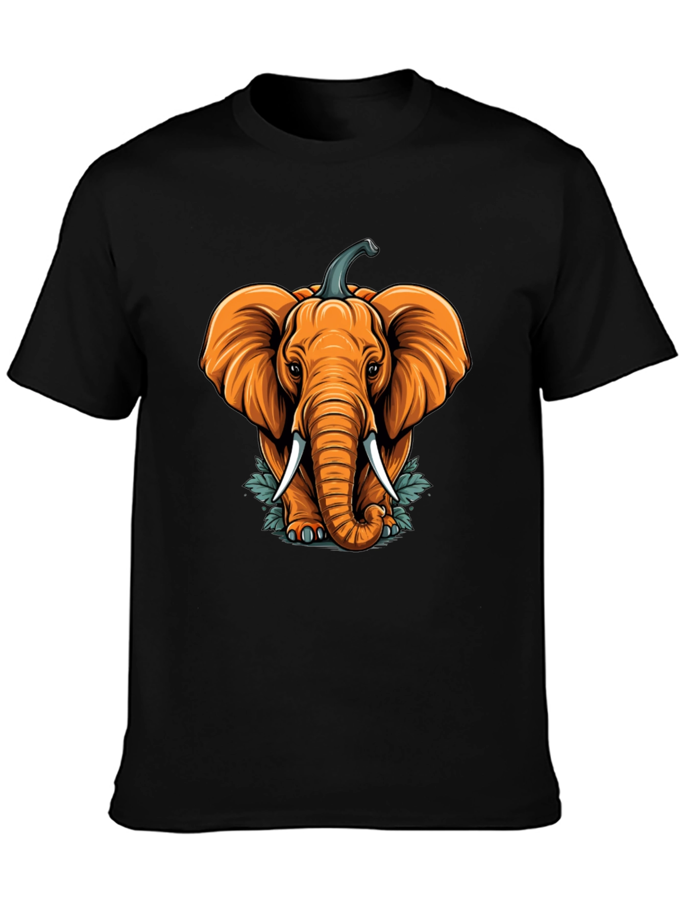 Elephant Pumpkin Halloween T-Shirt
