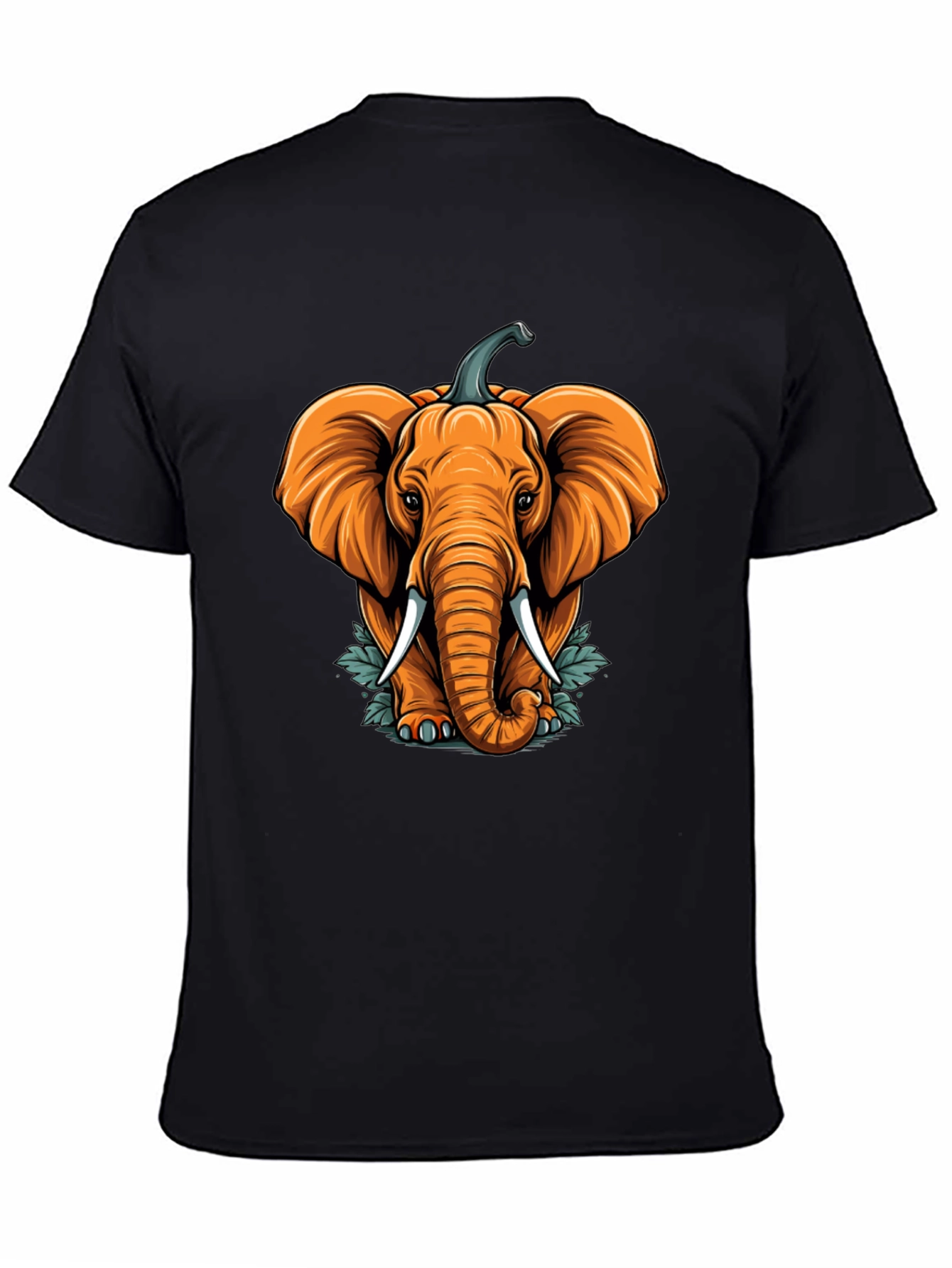 Elephant Pumpkin Halloween T-Shirt
