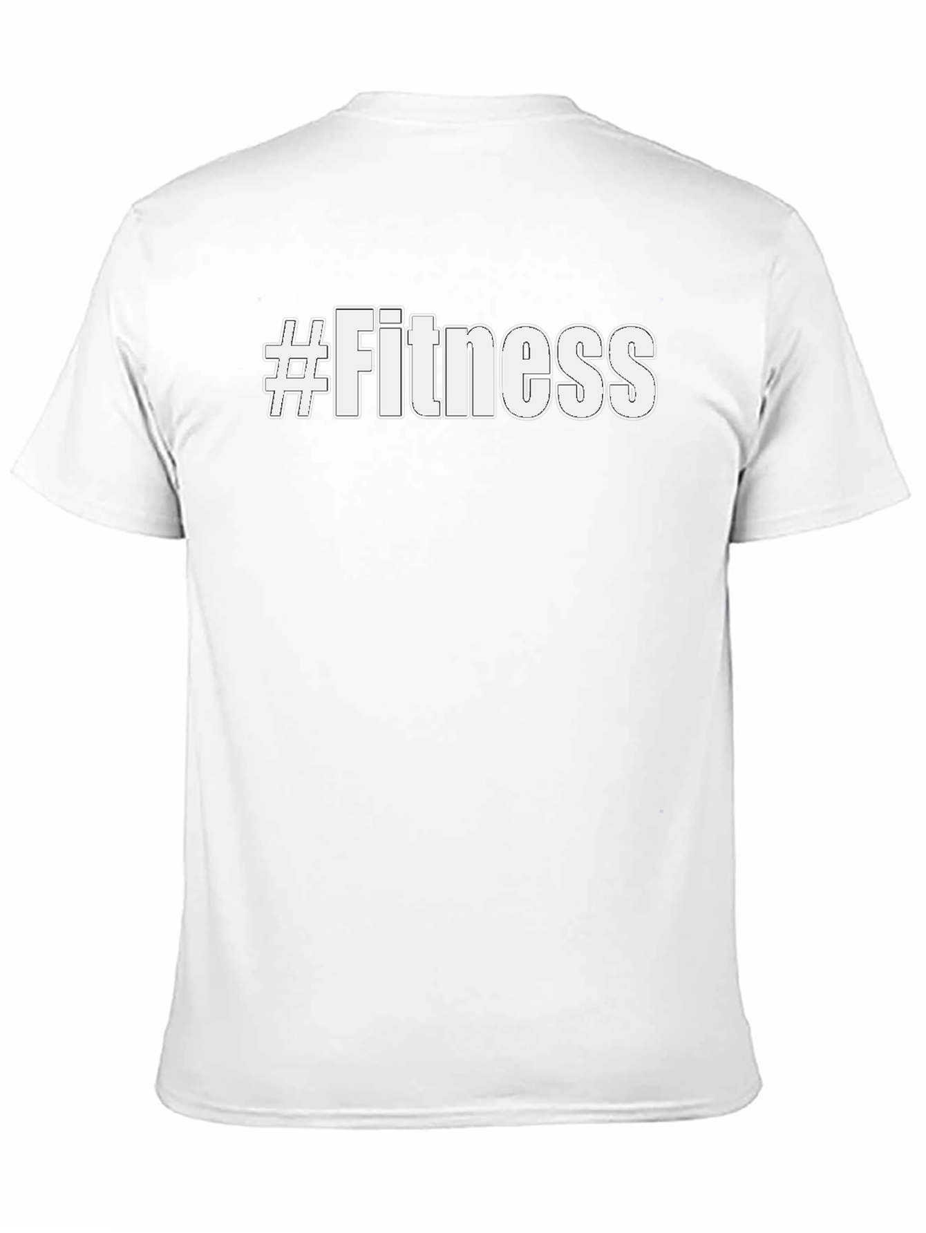 #Fitness Graphic Tee - Workout Ready Cotton T-Shirt