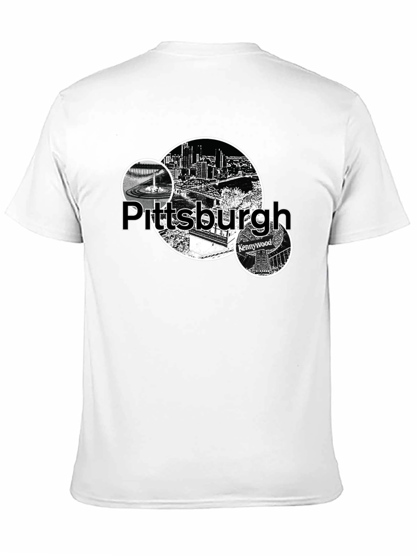 Pittsburgh Cityscape Graphic Tee - Black