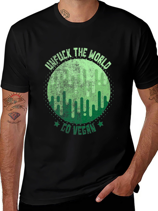 Unf*ck The World Go Vegan Graphic Tee