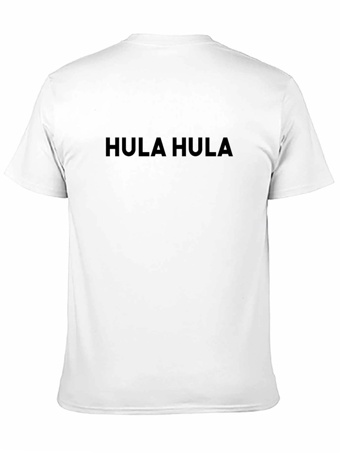 Hula Hula Black Graphic Tee Casual Everyday Wear