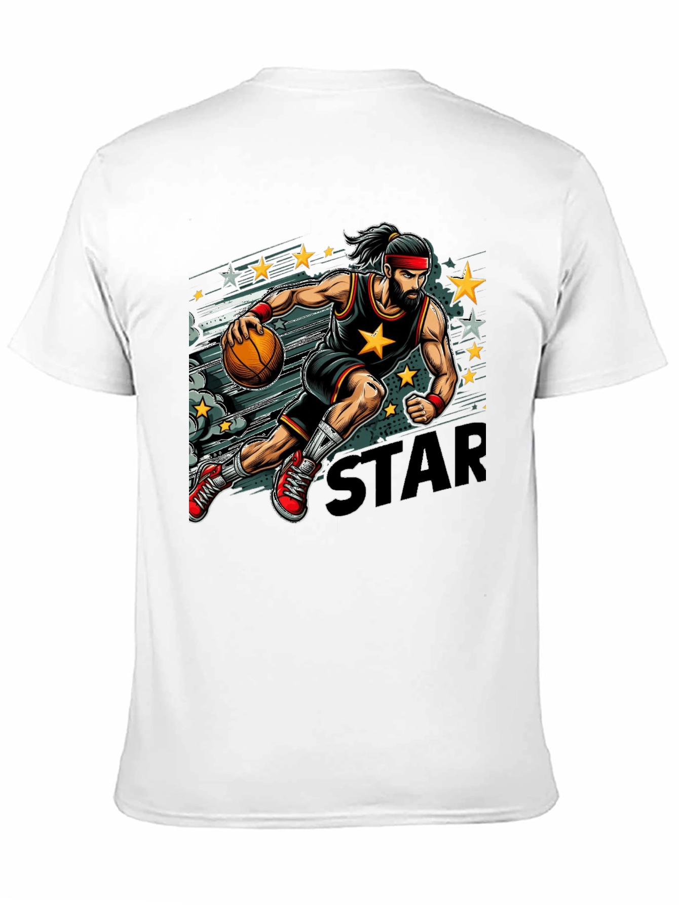 Basketball Star Graphic Tee