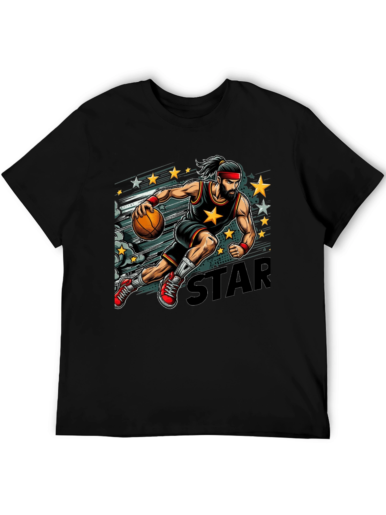 Basketball Star Graphic Tee