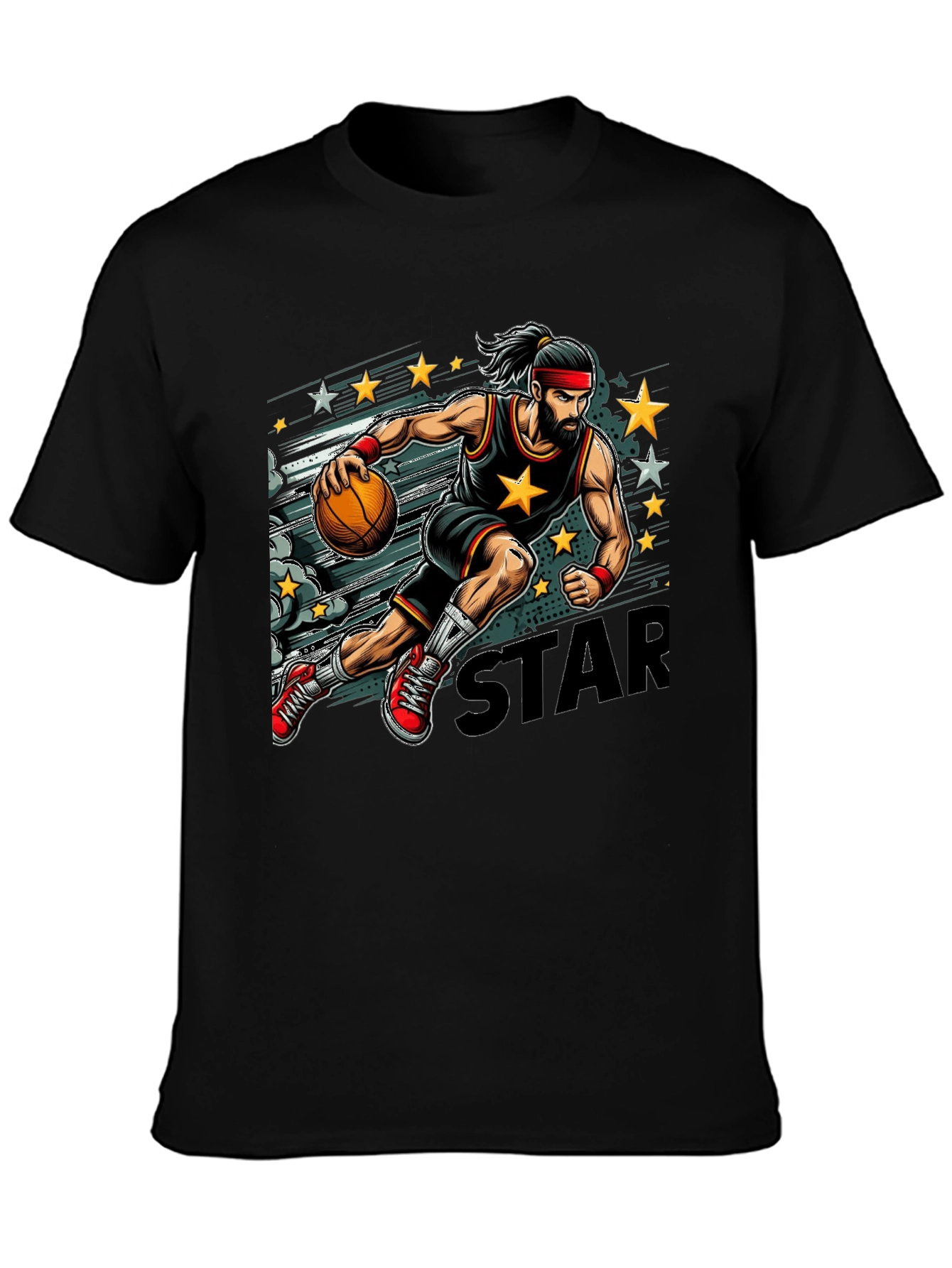 Basketball Star Graphic Tee