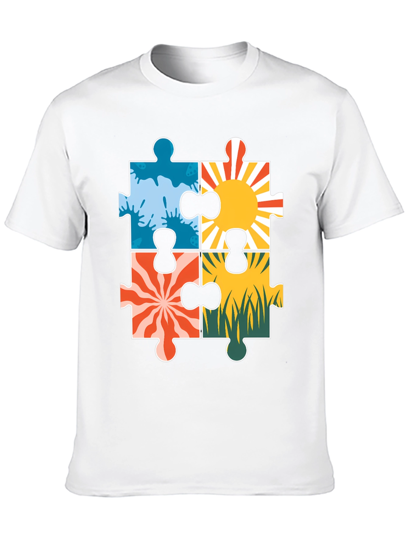 Autism Awareness Puzzle Piece T-Shirt