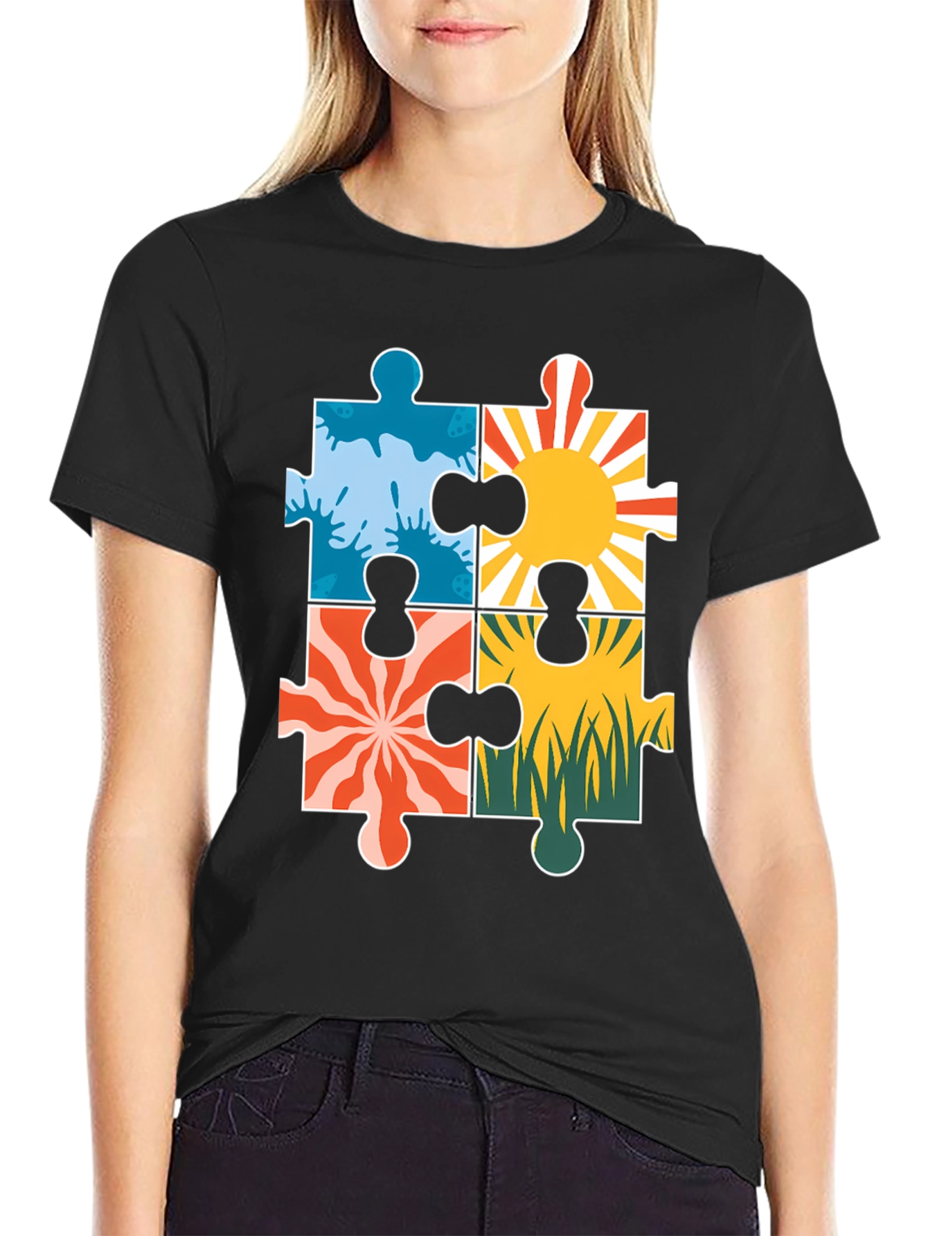 Autism Awareness Puzzle Piece T-Shirt