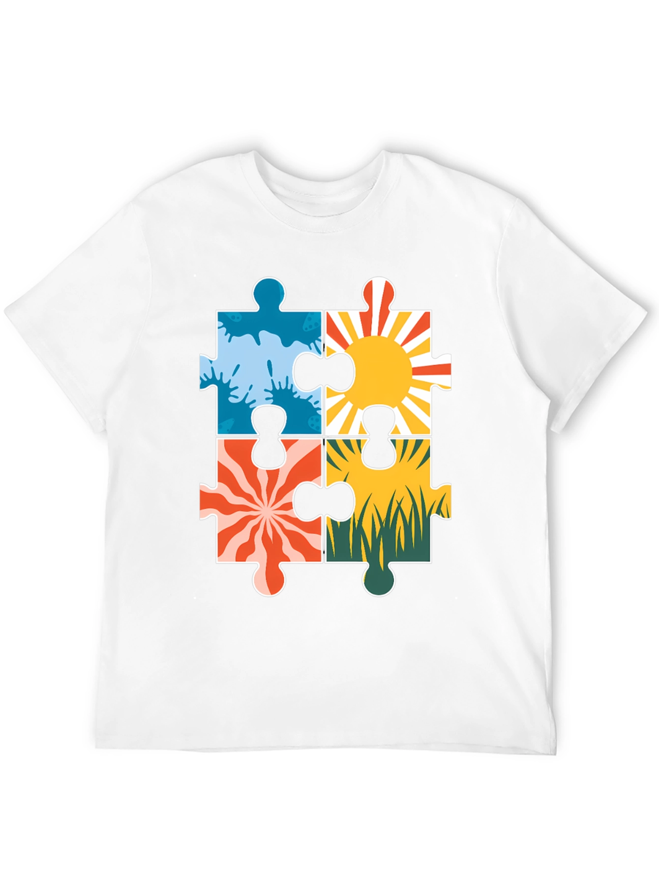 Autism Awareness Puzzle Piece T-Shirt