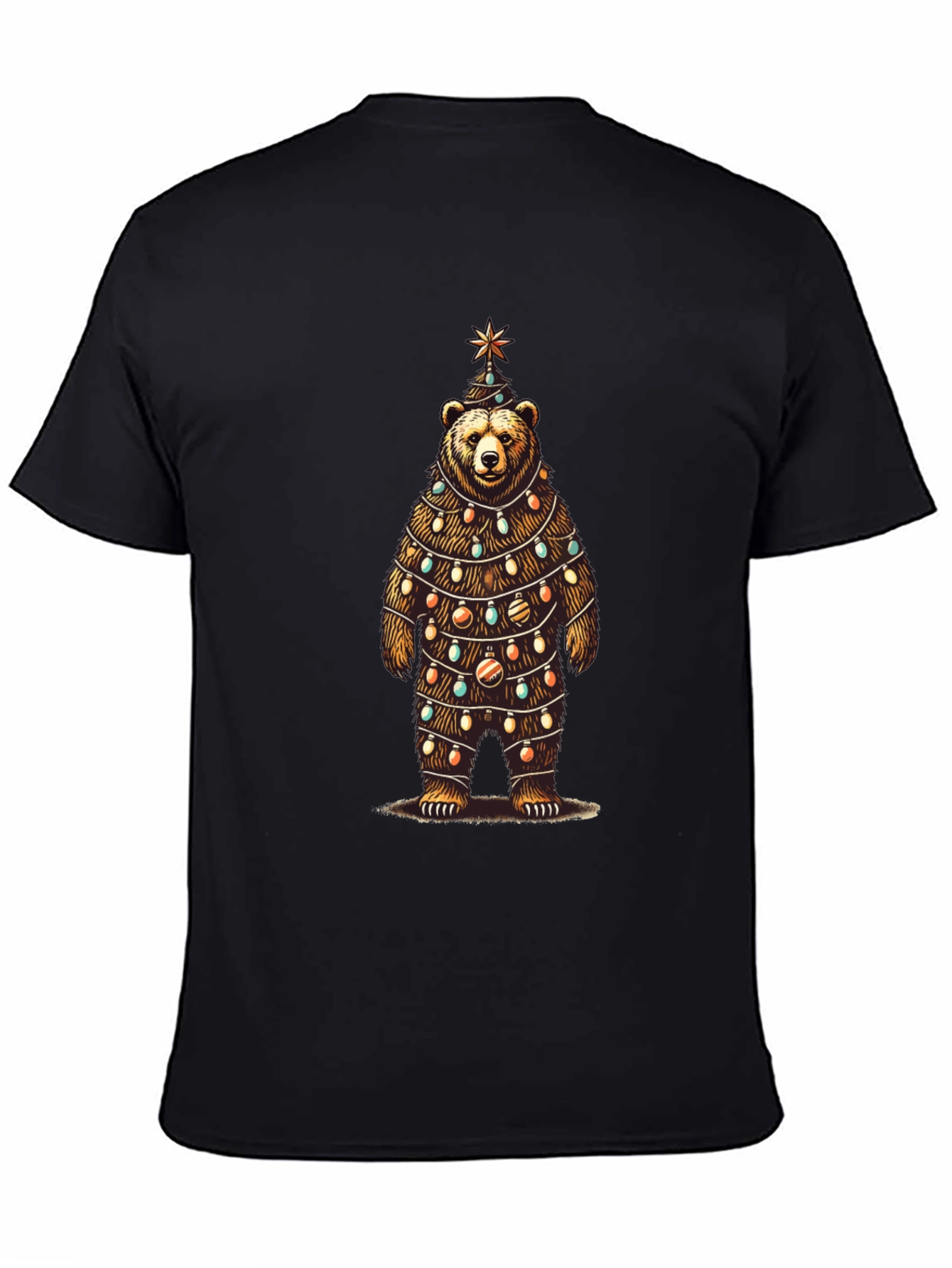 Festive Bear Christmas Tree T-Shirt