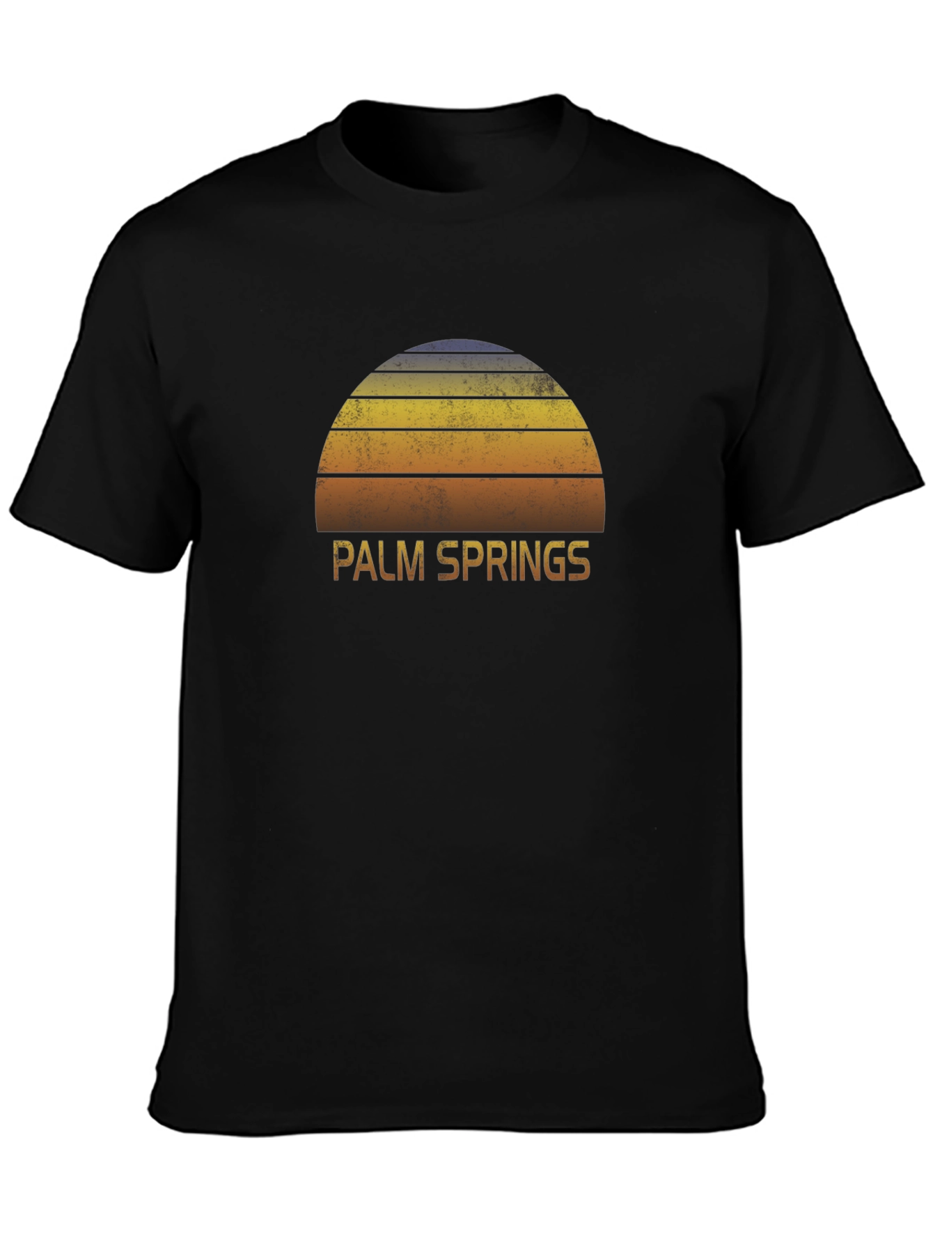 Palm Springs Retro Sunset Graphic Tee