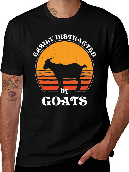 Easily Distracted By Goats T-Shirt