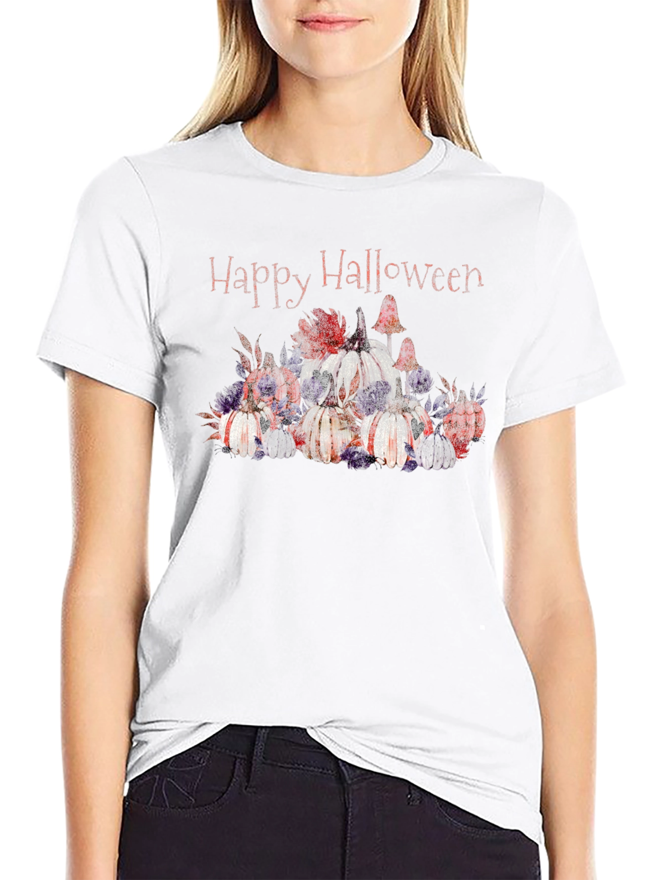Halloween Pumpkins T-Shirt - Spooky Season Style