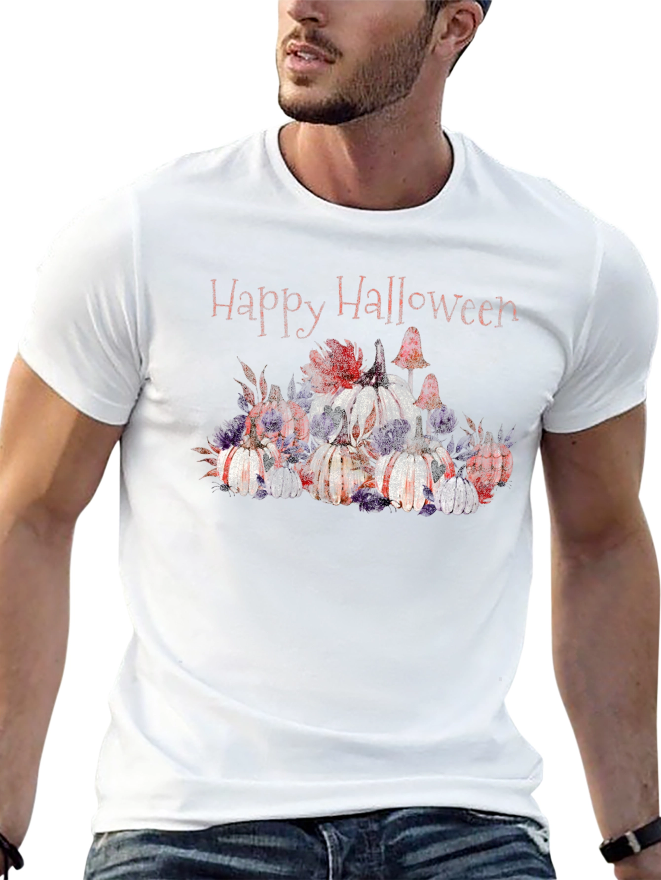 Halloween Pumpkins T-Shirt - Spooky Season Style