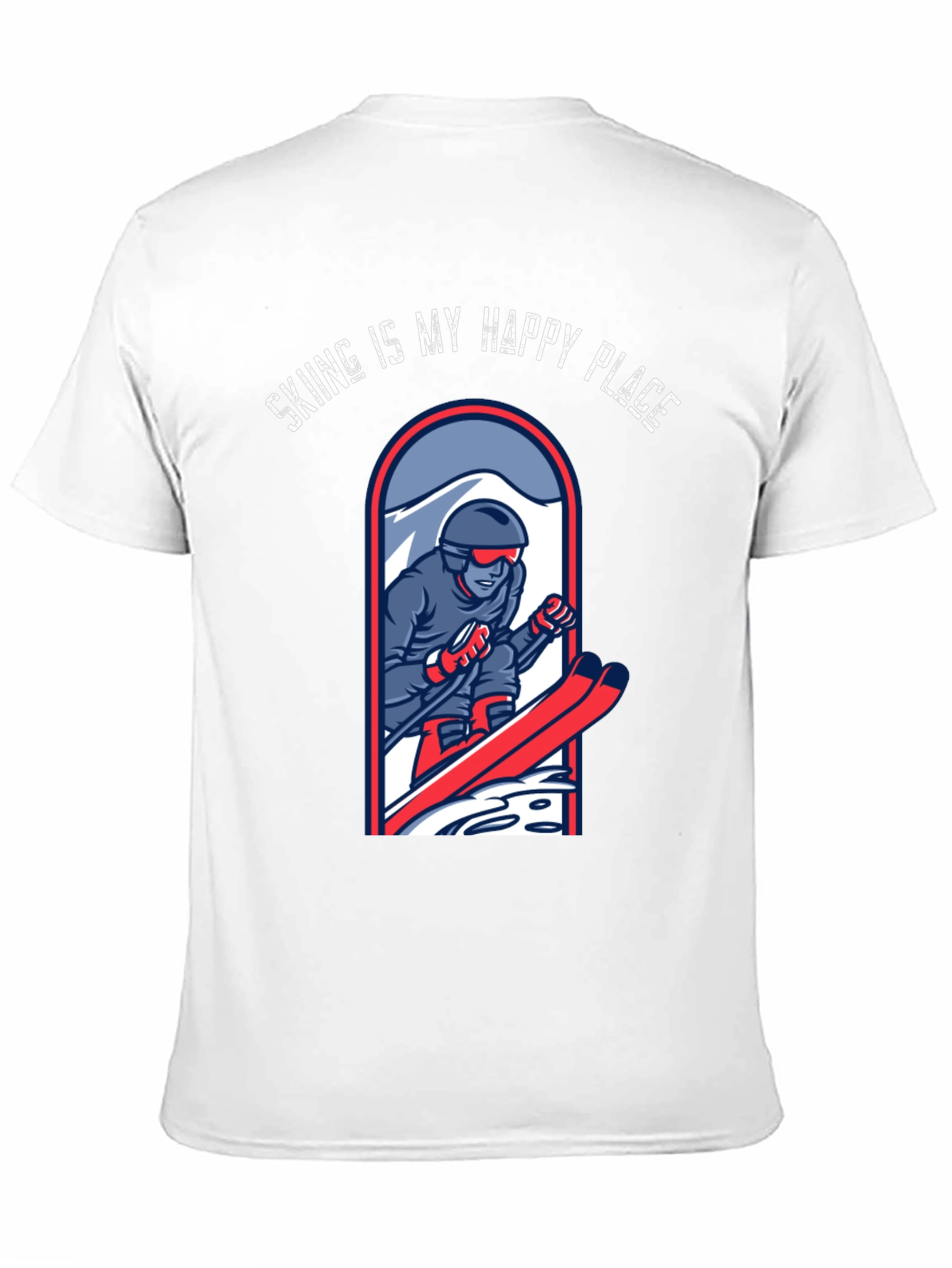 Skiing is My Happy Place T-Shirt