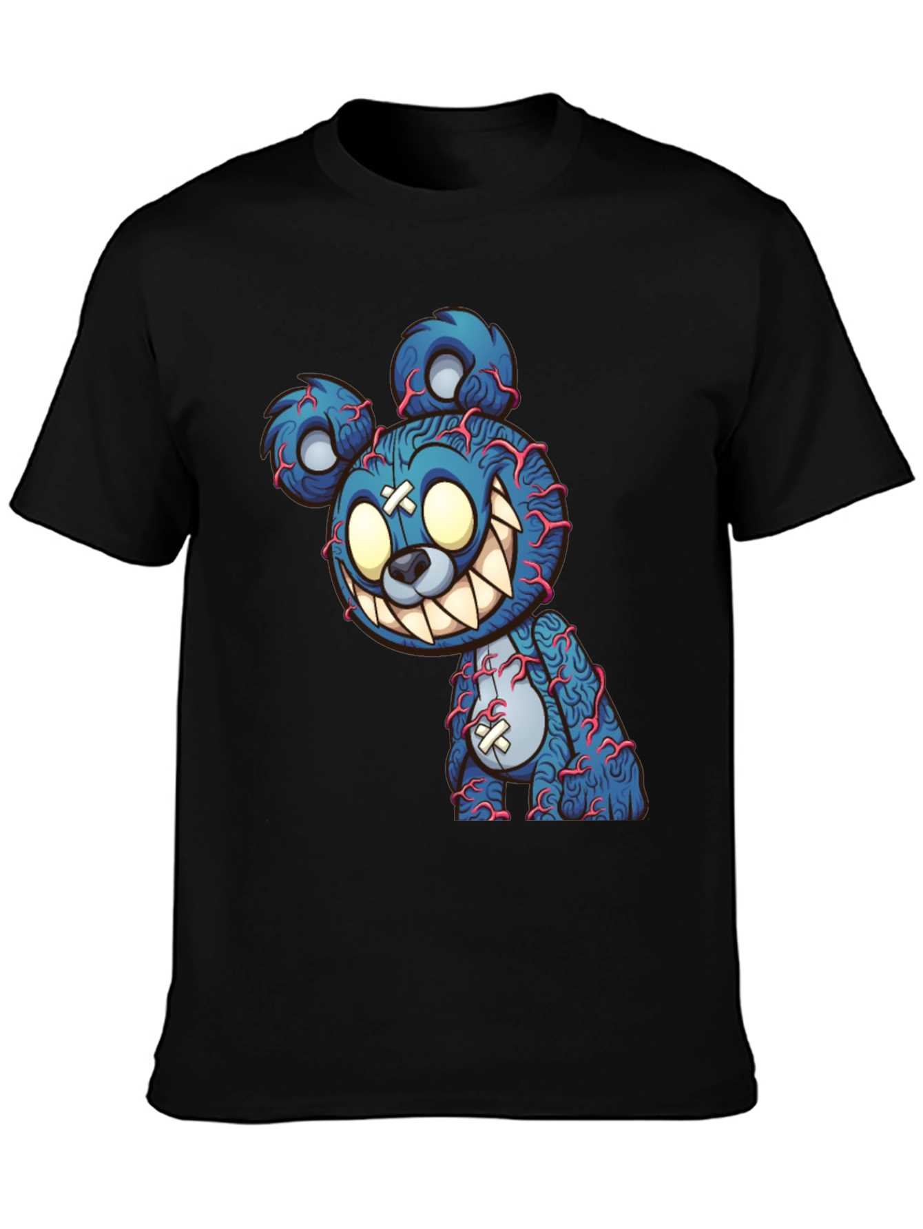 Creepy Cartoon Bear Graphic Tee