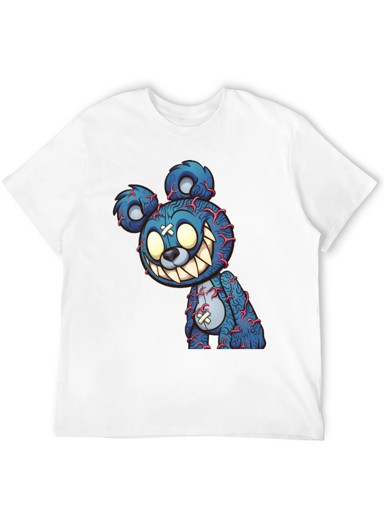Creepy Cartoon Bear Graphic Tee
