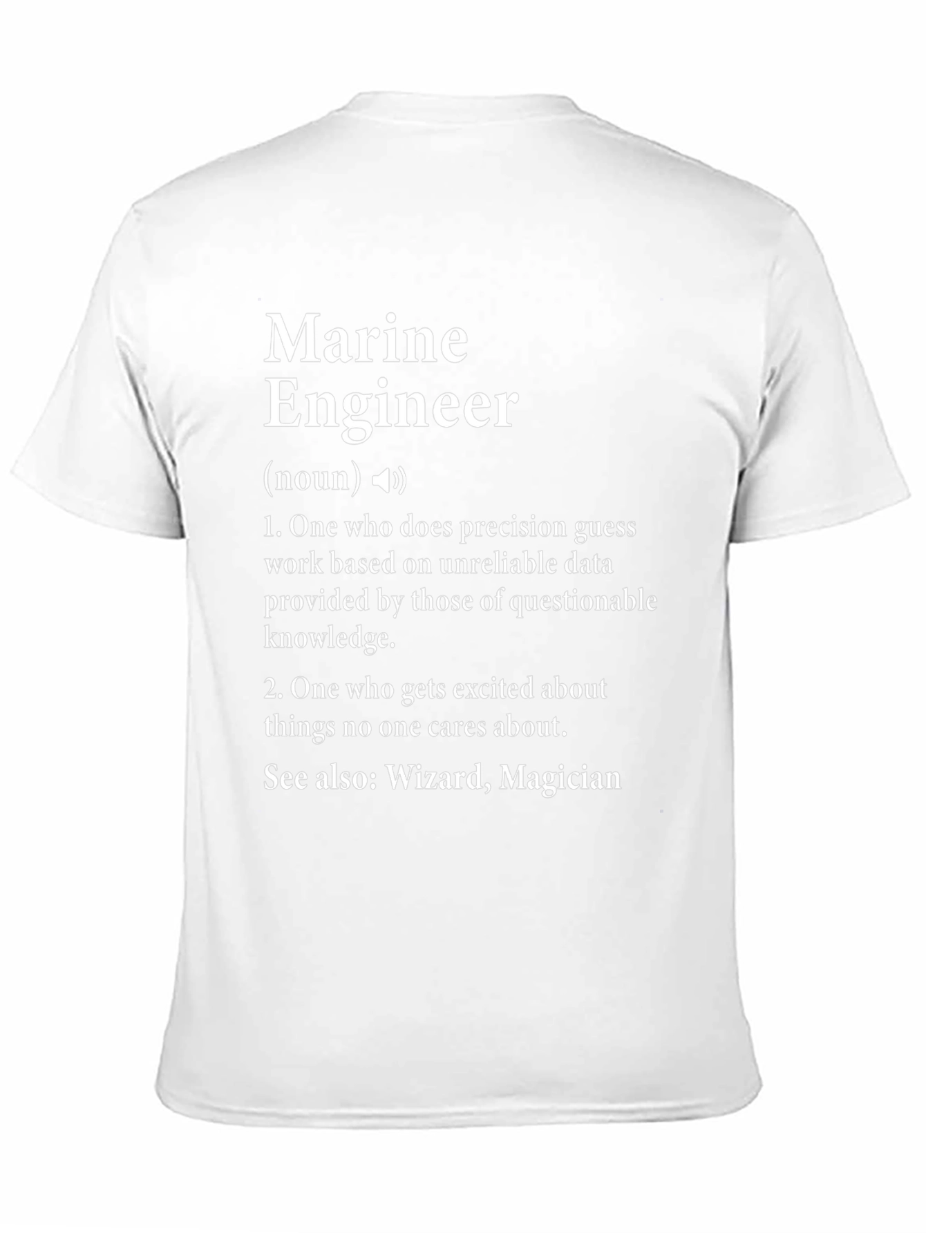 Marine Engineer Definition T-Shirt