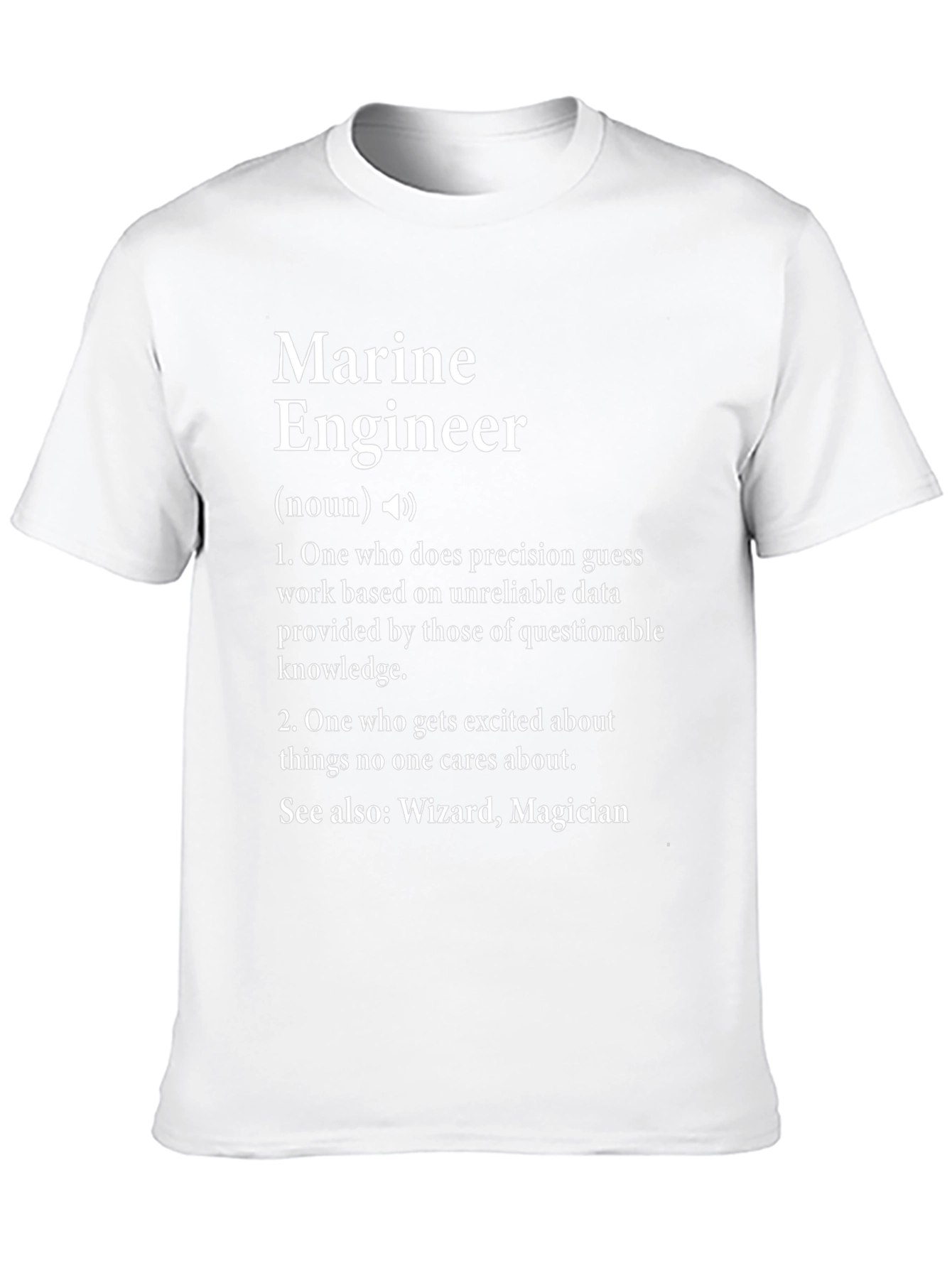 Marine Engineer Definition T-Shirt