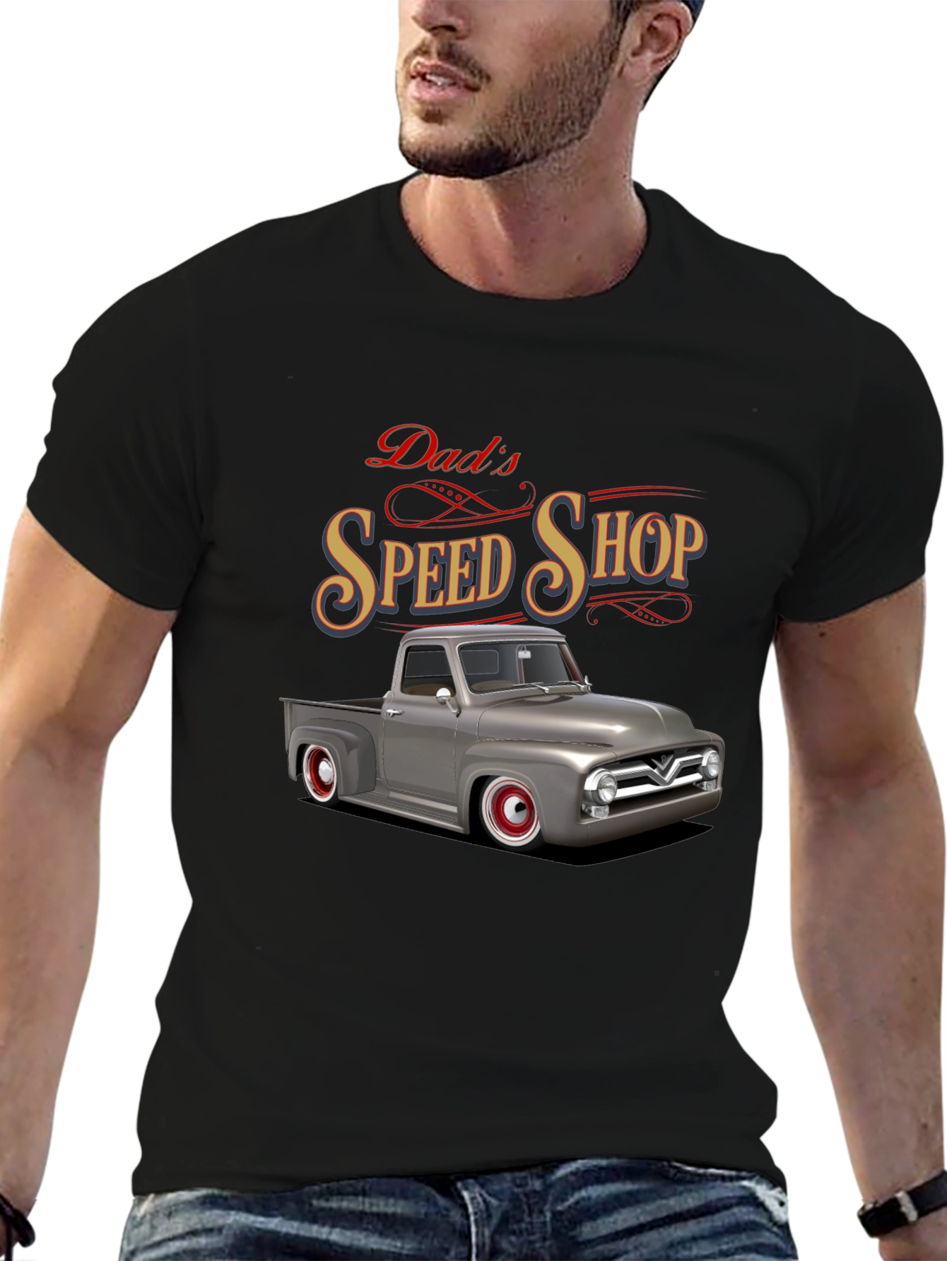 Dads Speed Shop Truck Tee