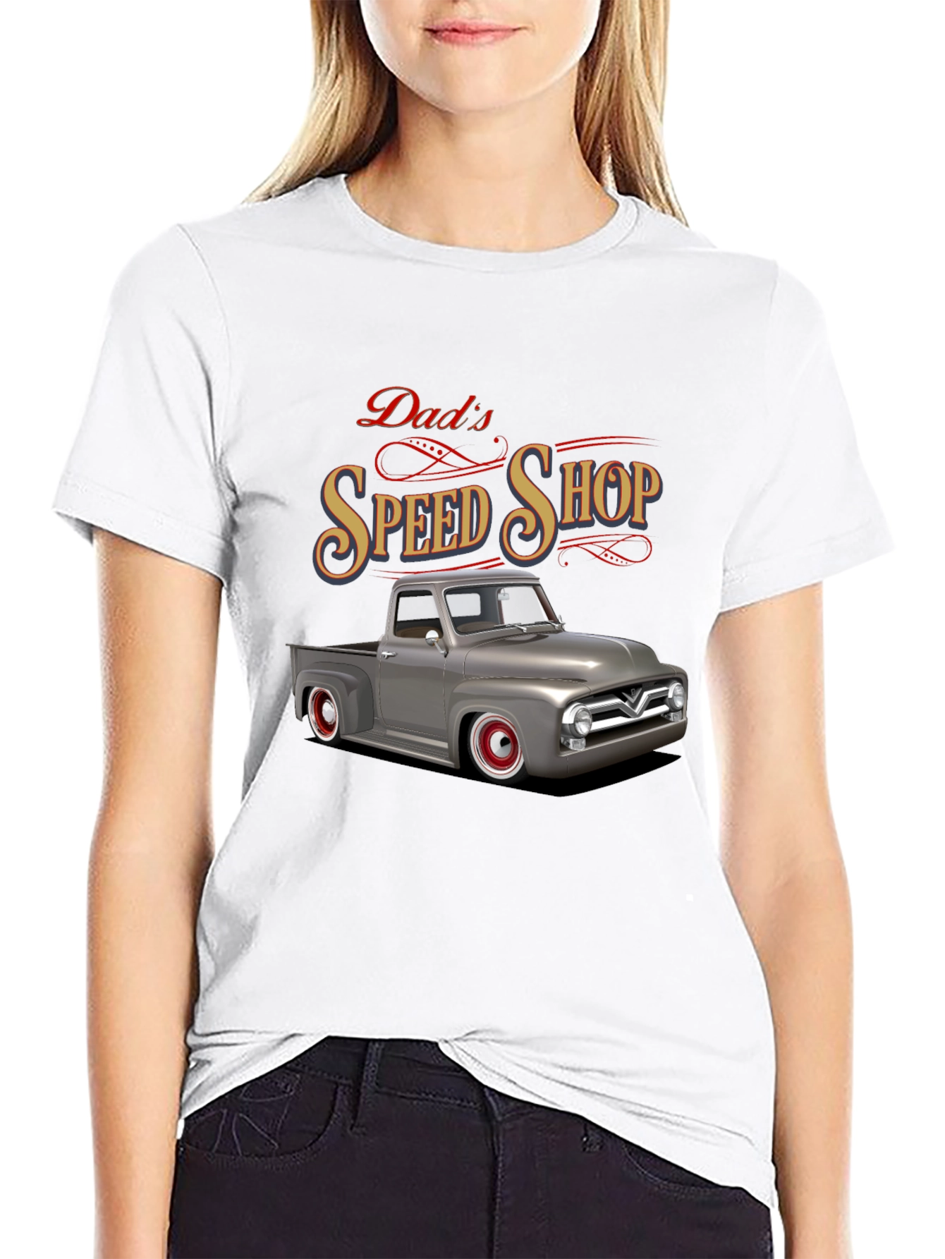 Dads Speed Shop Truck Tee